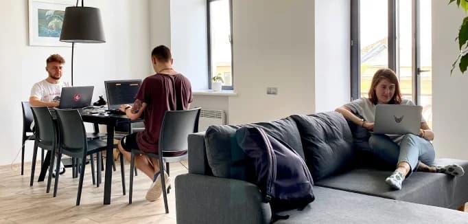 Coworking and coliving space listing