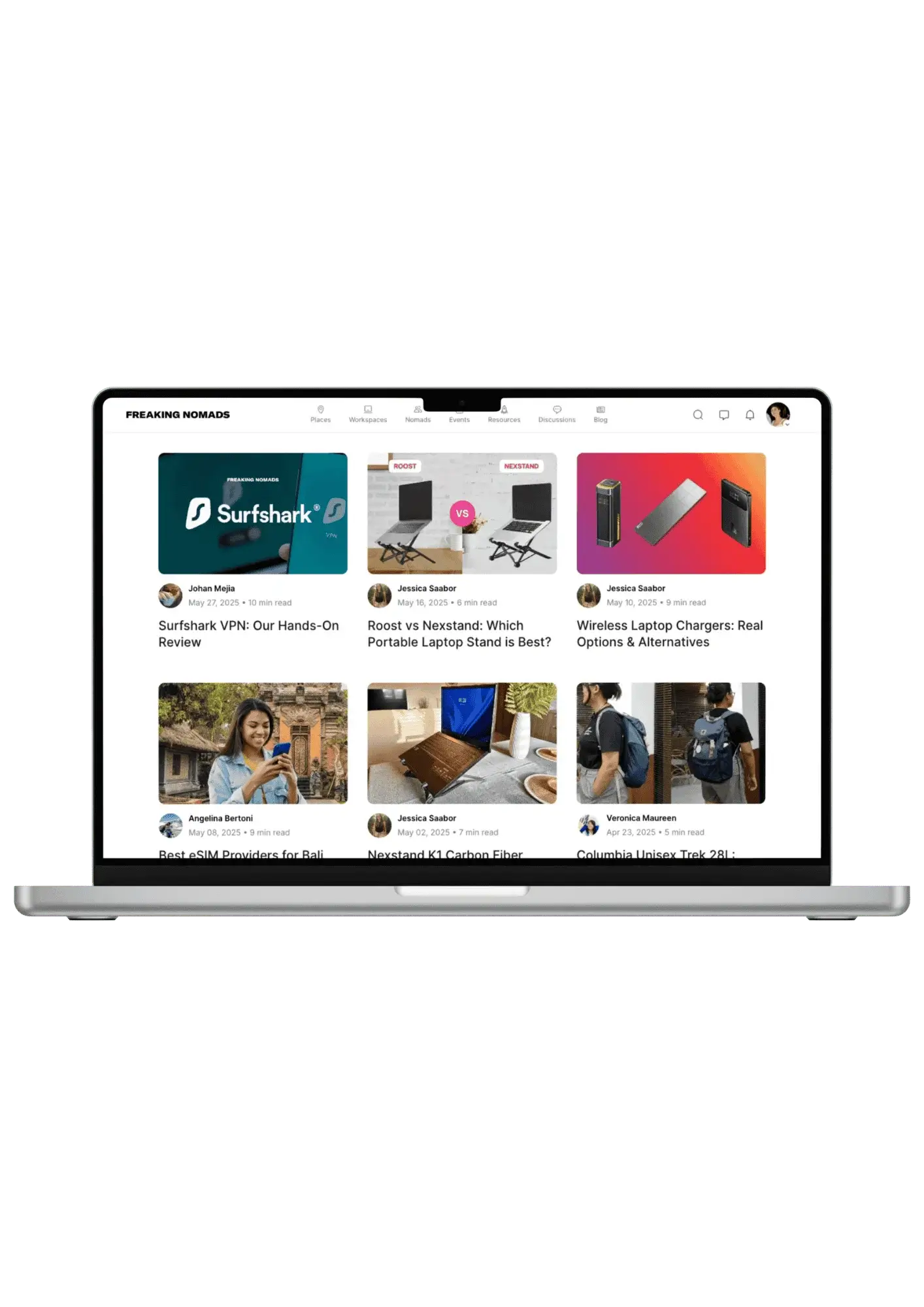 Editorial reviews and blog content