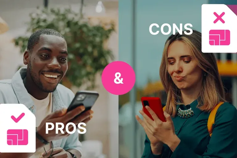 Pros and Cons of eSIMs for International Travel