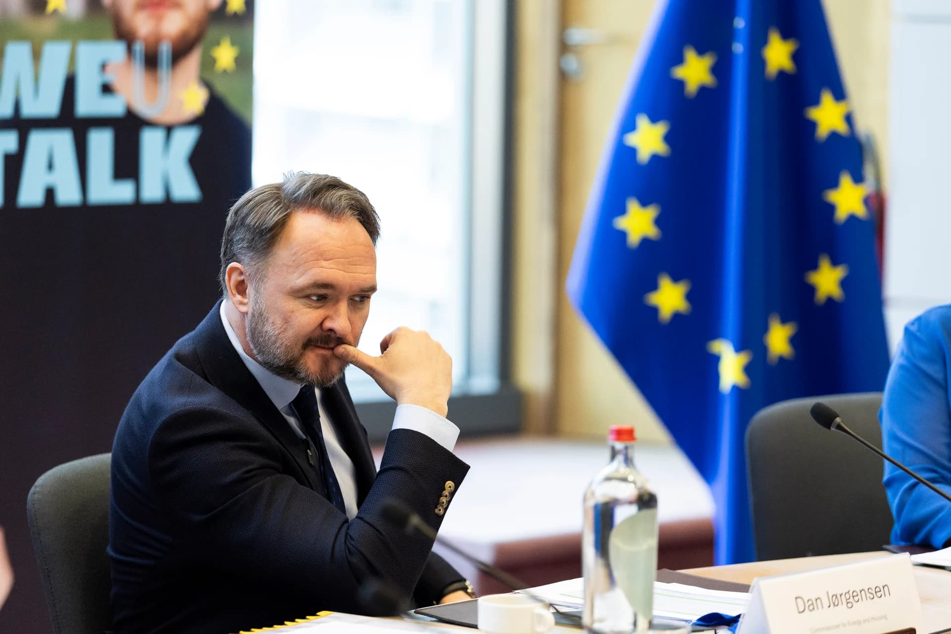 Dan Jørgensen, European Commissioner for Energy and Housing, at a policy dialogue during European Youth Week 2025, Brussels. © European Union / Lukasz Kobus (CC BY 4.0).