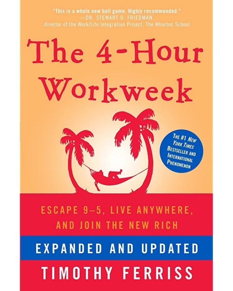 Cover of book called 'The 4-Hour Workweek' by Tim Ferris