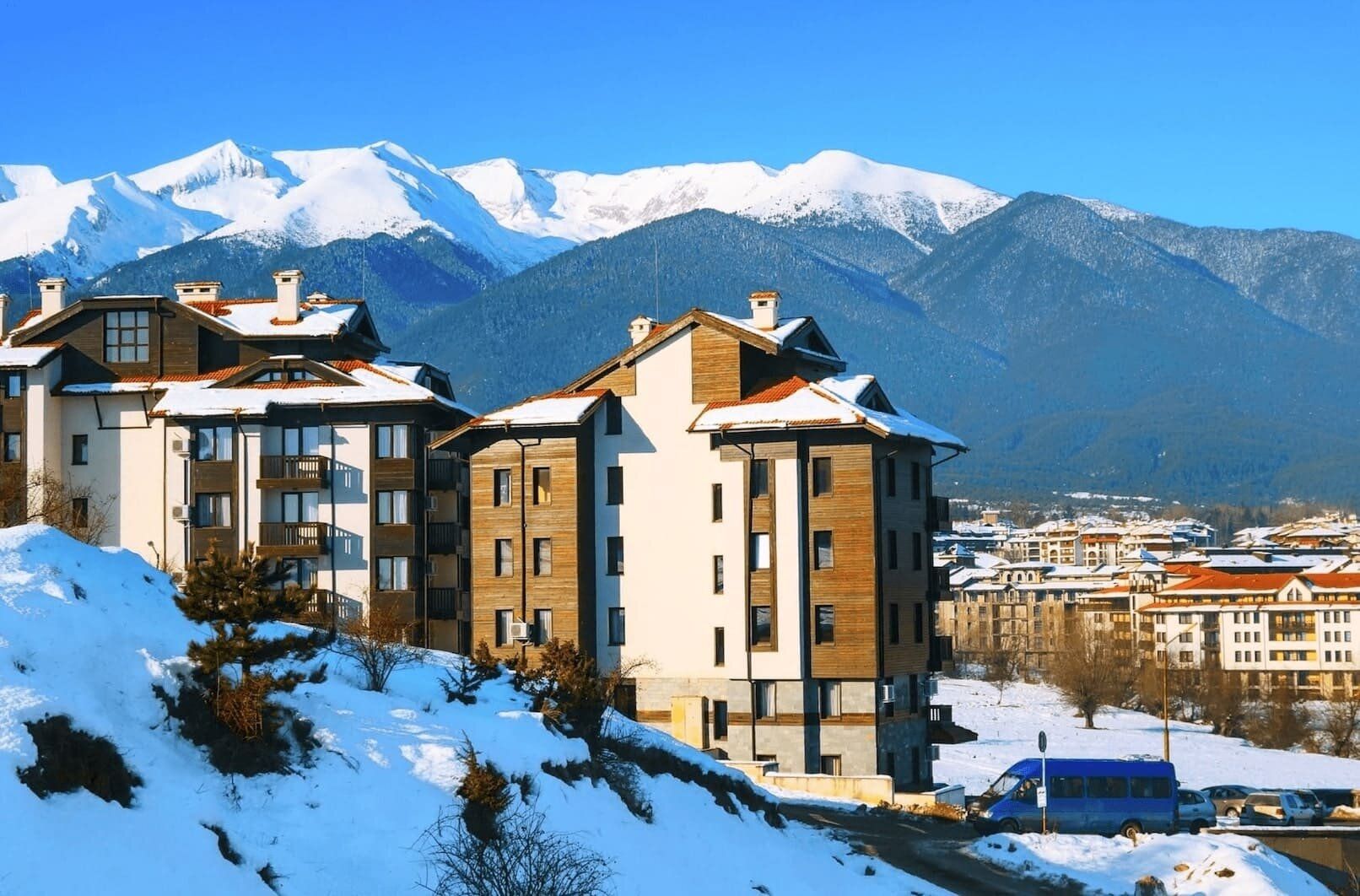 View of Bansko, Bulgaria