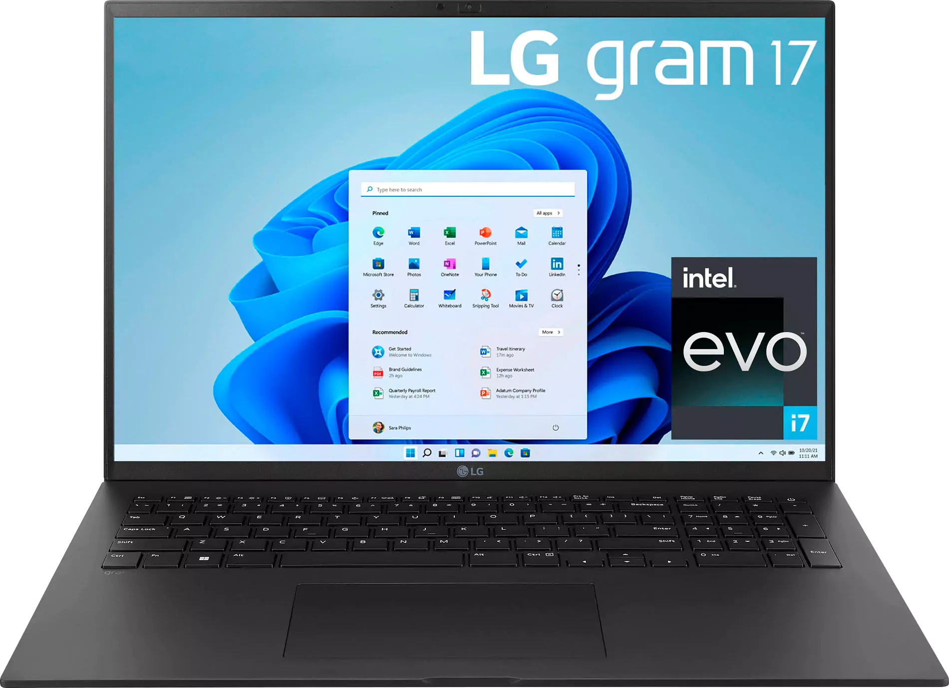 LG Gram 17 digital nomad laptop for travel