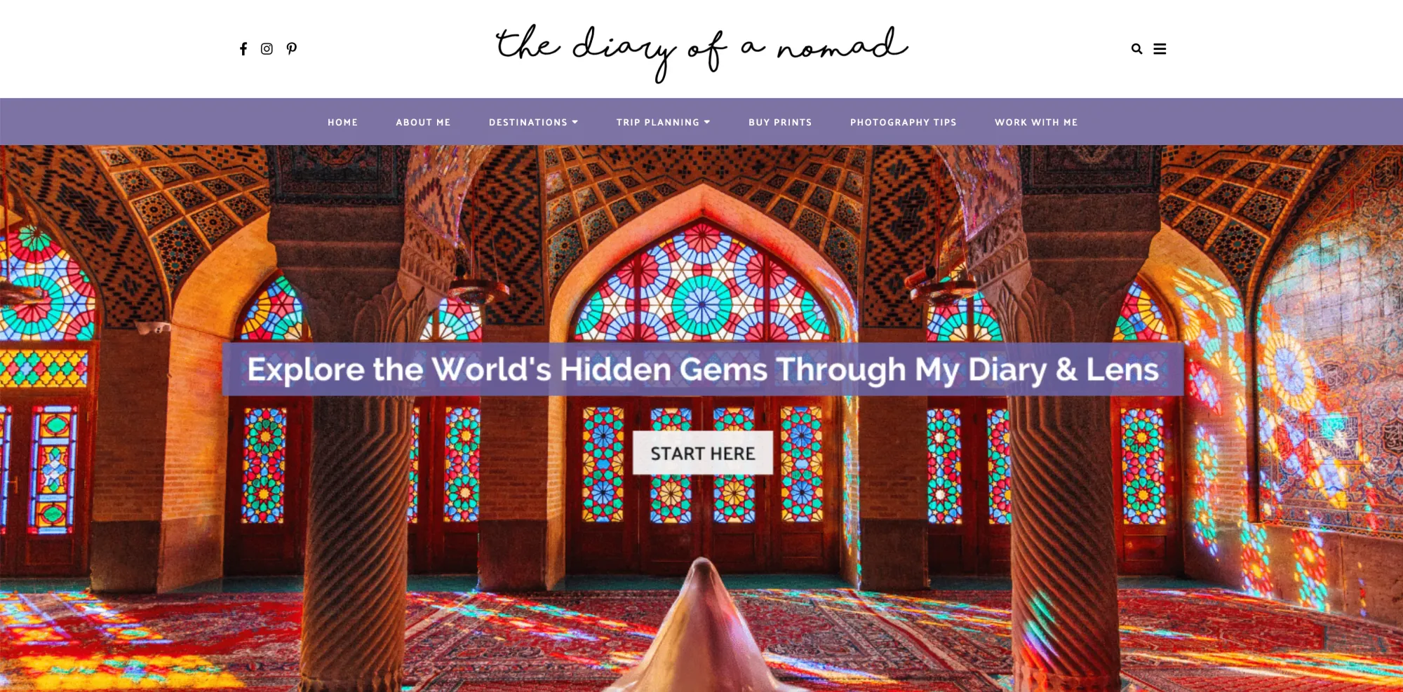 the diary of a nomad blog