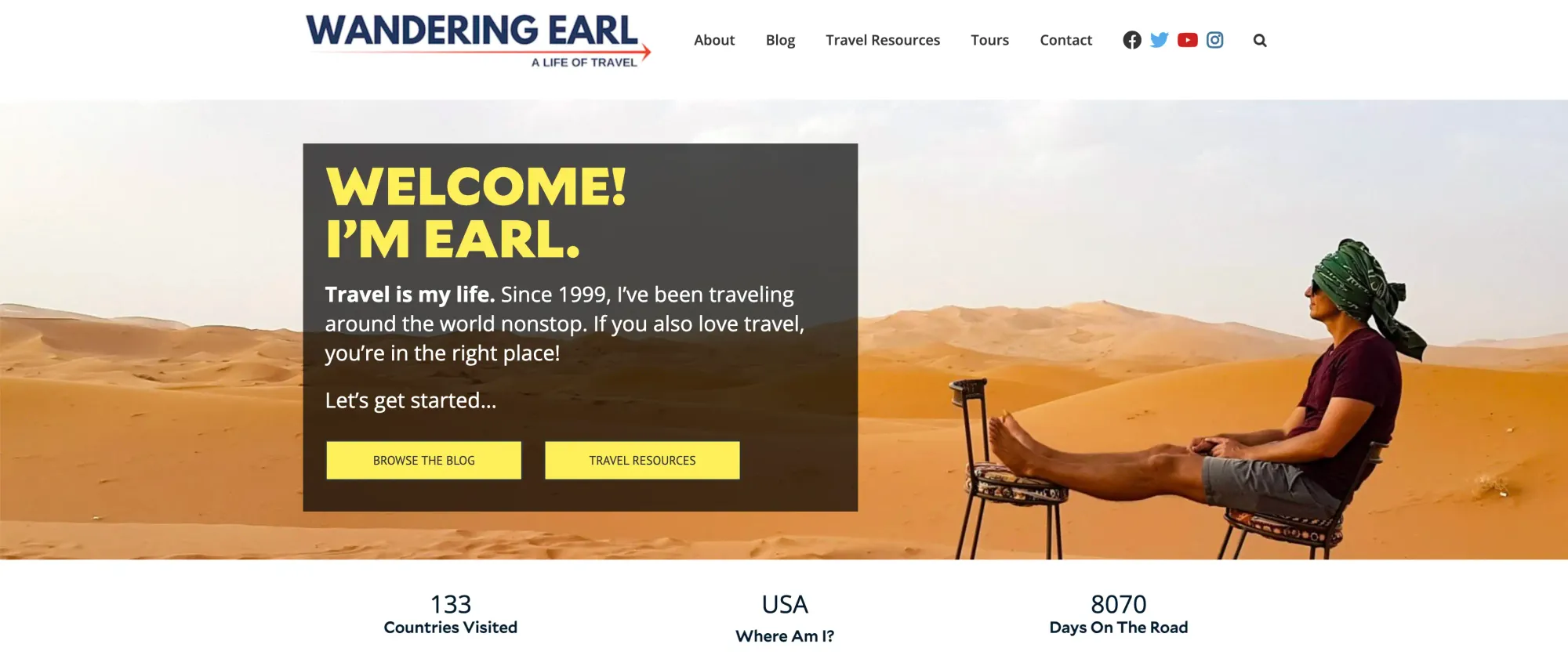 wandering earl digital nomad blog