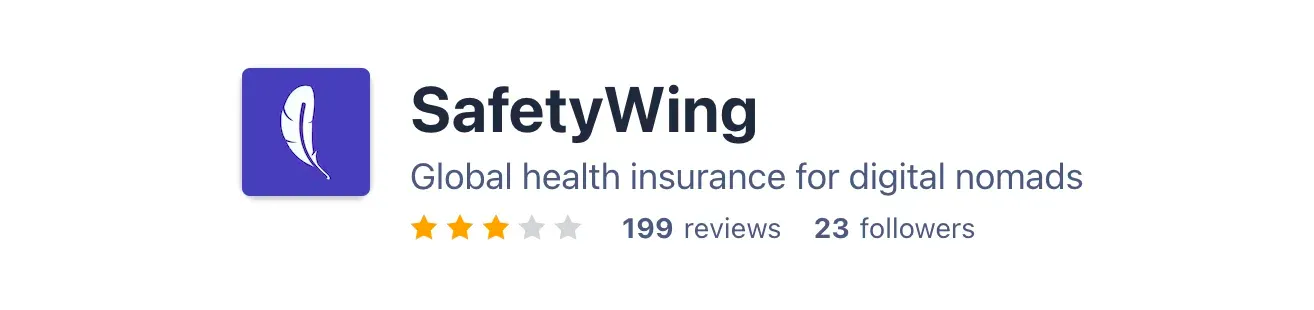 recensioni safetywing su ProductHunt