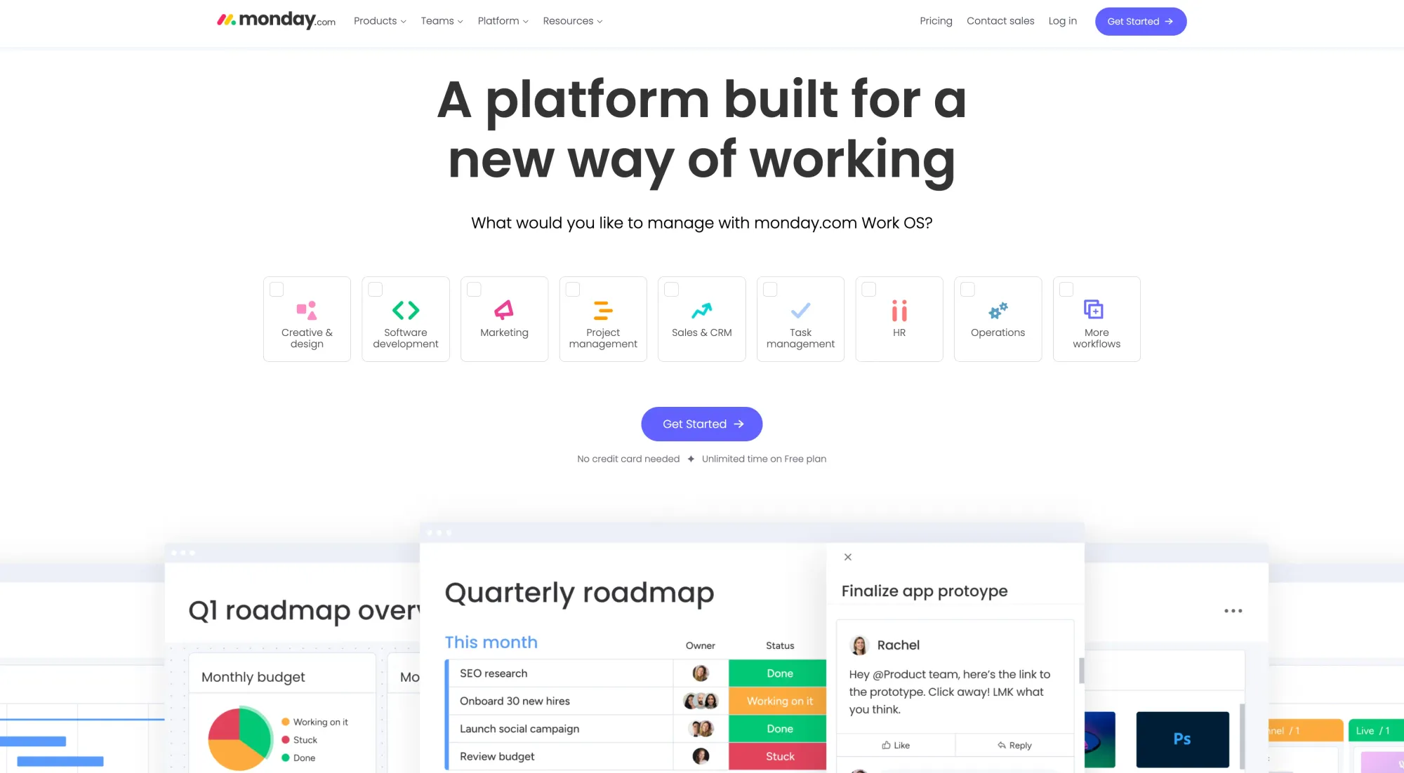 monday.com, a project management app for freelancers