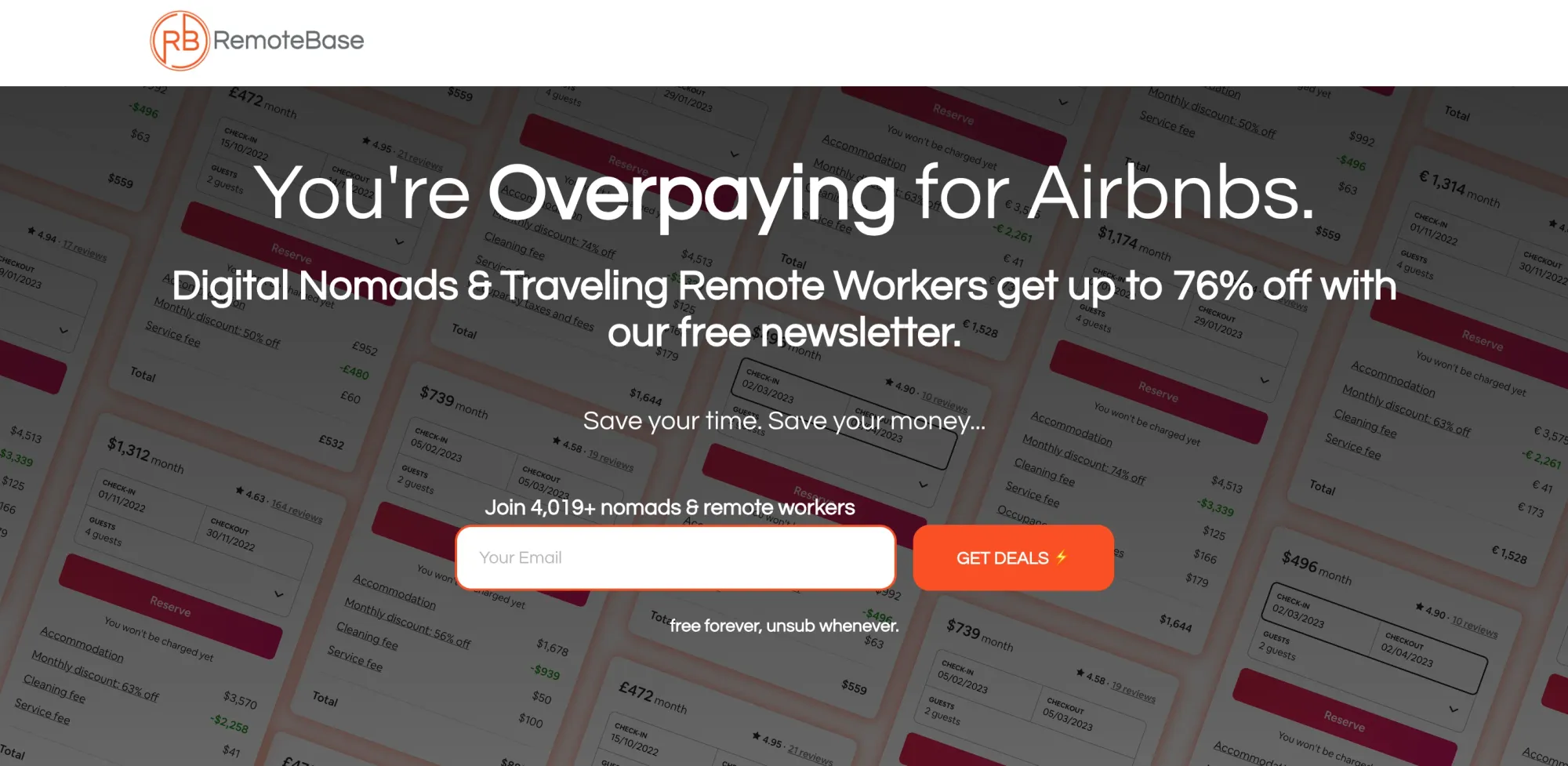 remote base, a discount newsletter about digital nomad discounts