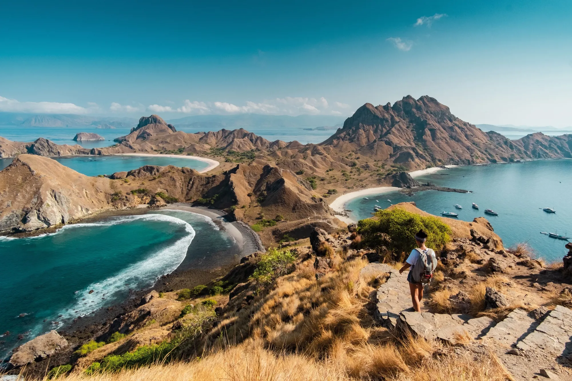 Aerial view of Lombok, Indonesia