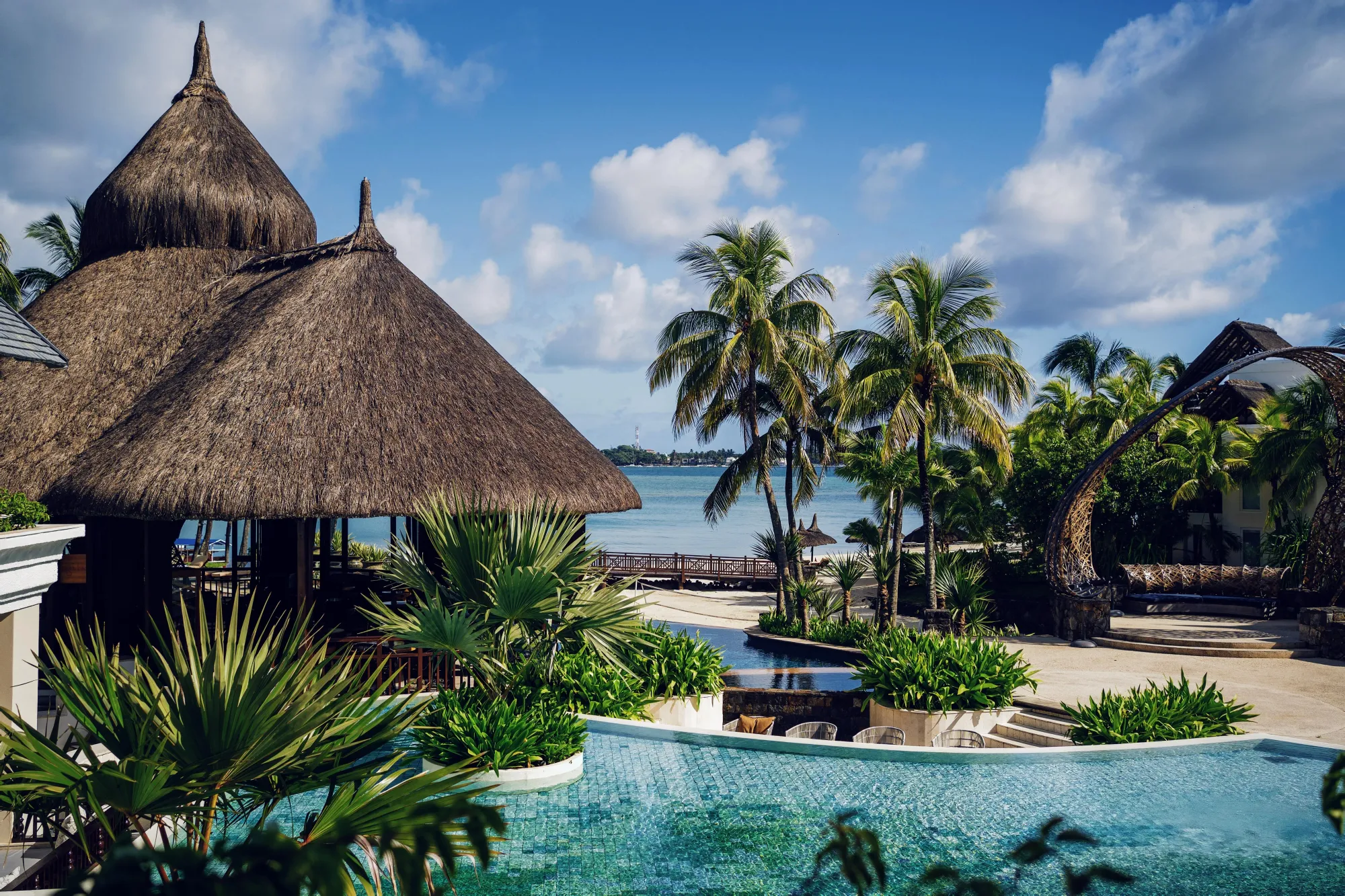 Beach resort in Mauritius