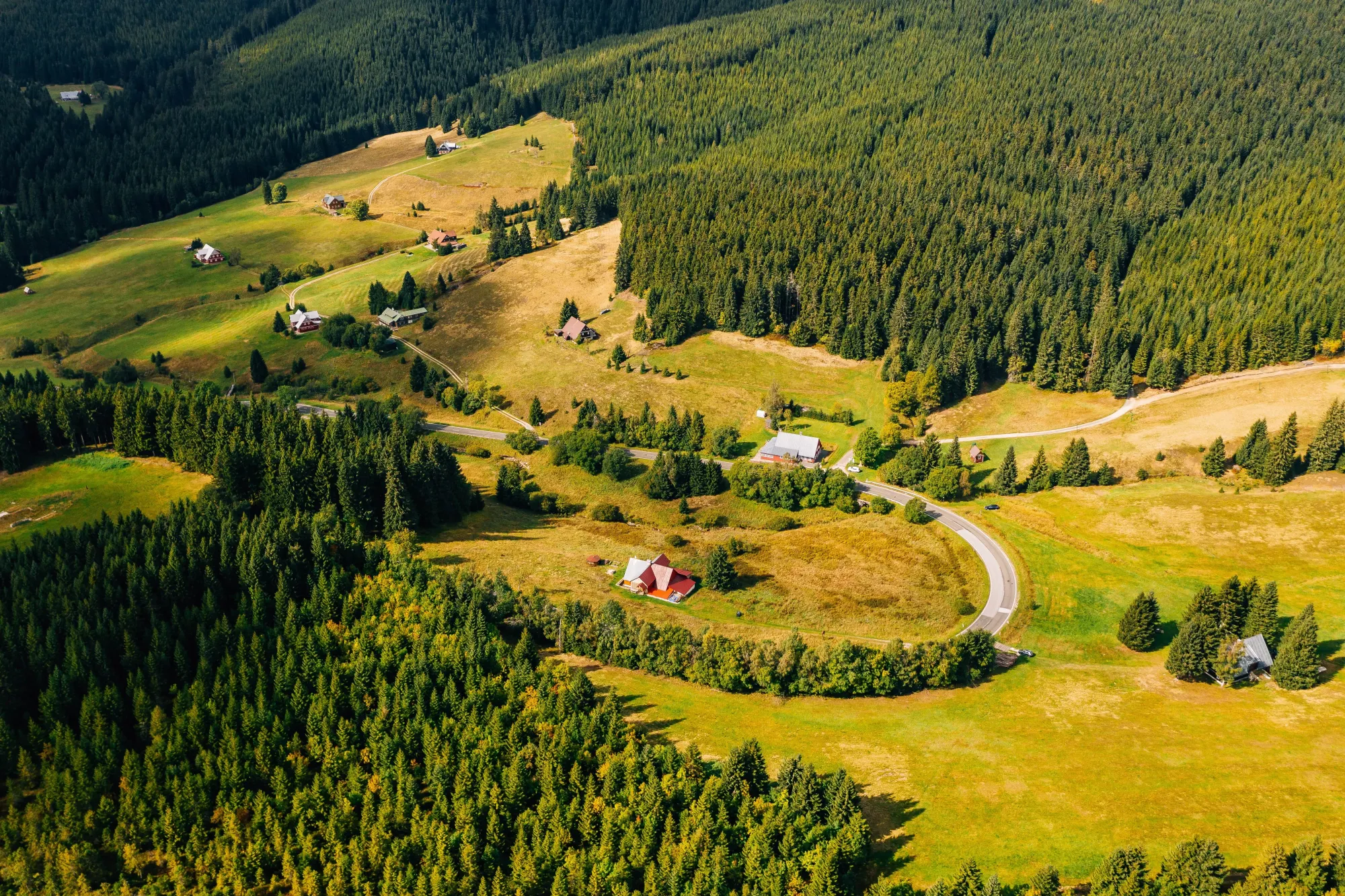 Image of a landscape in the countryside of Czech Republic