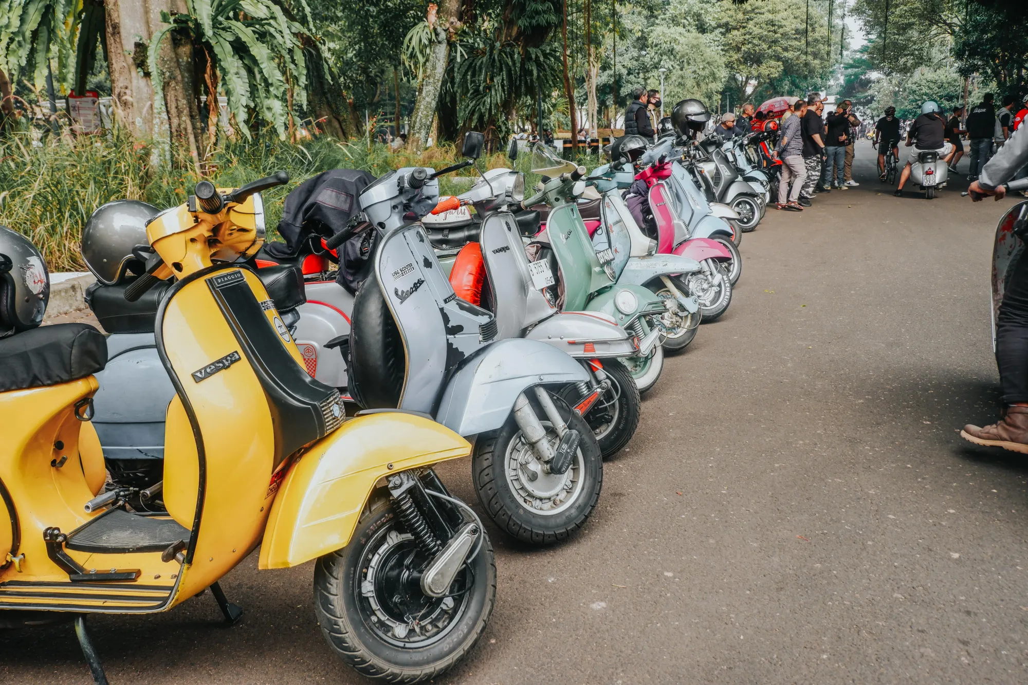 Scooters in Lombok, Indonesia