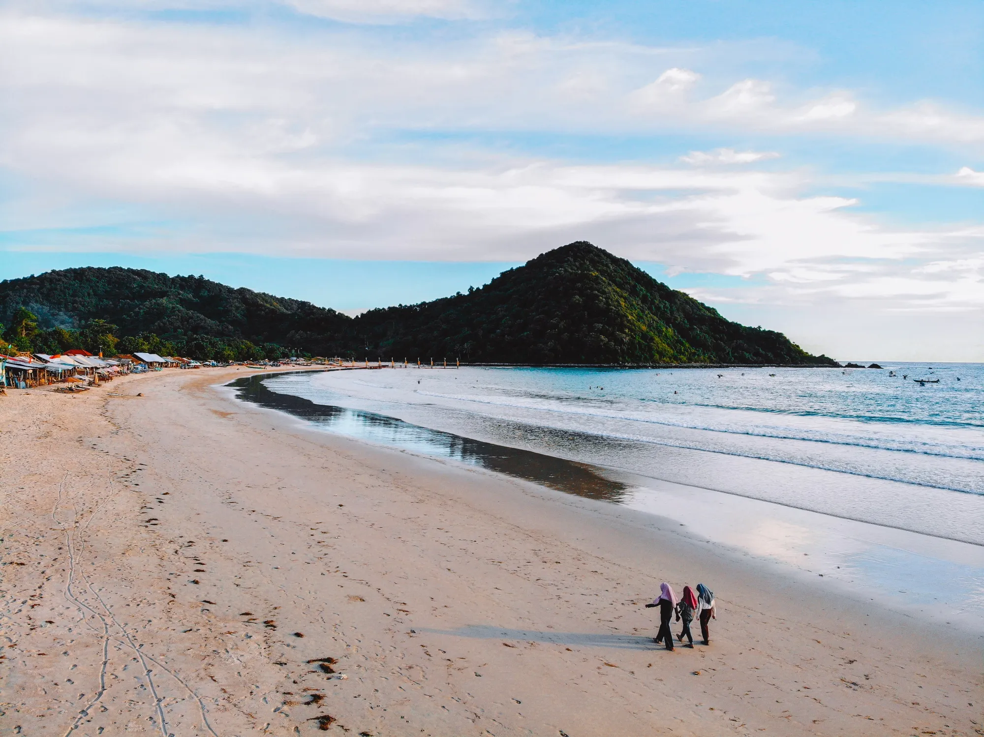 View of one of Lombok's beaches