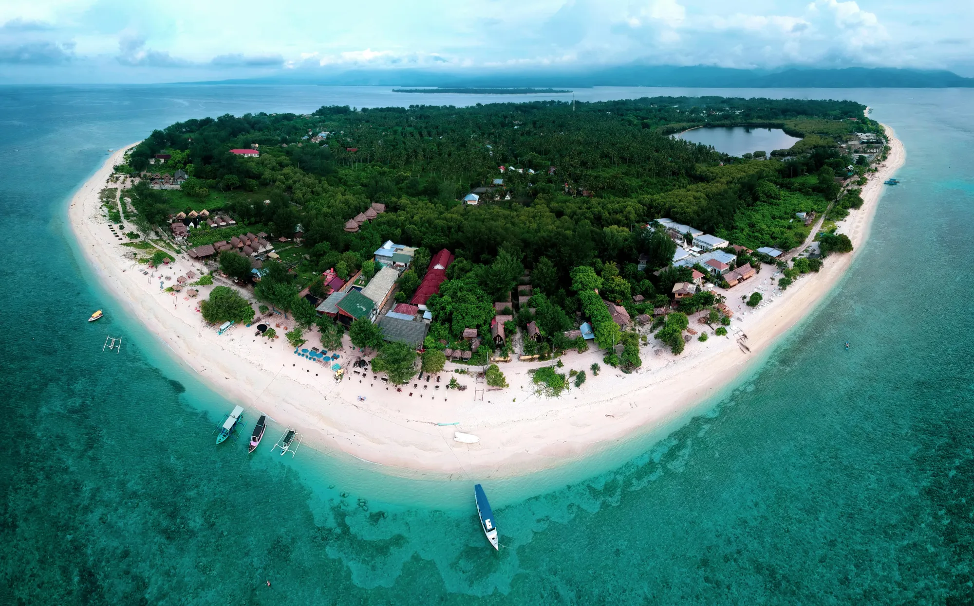 View over Lombok in Indonesia