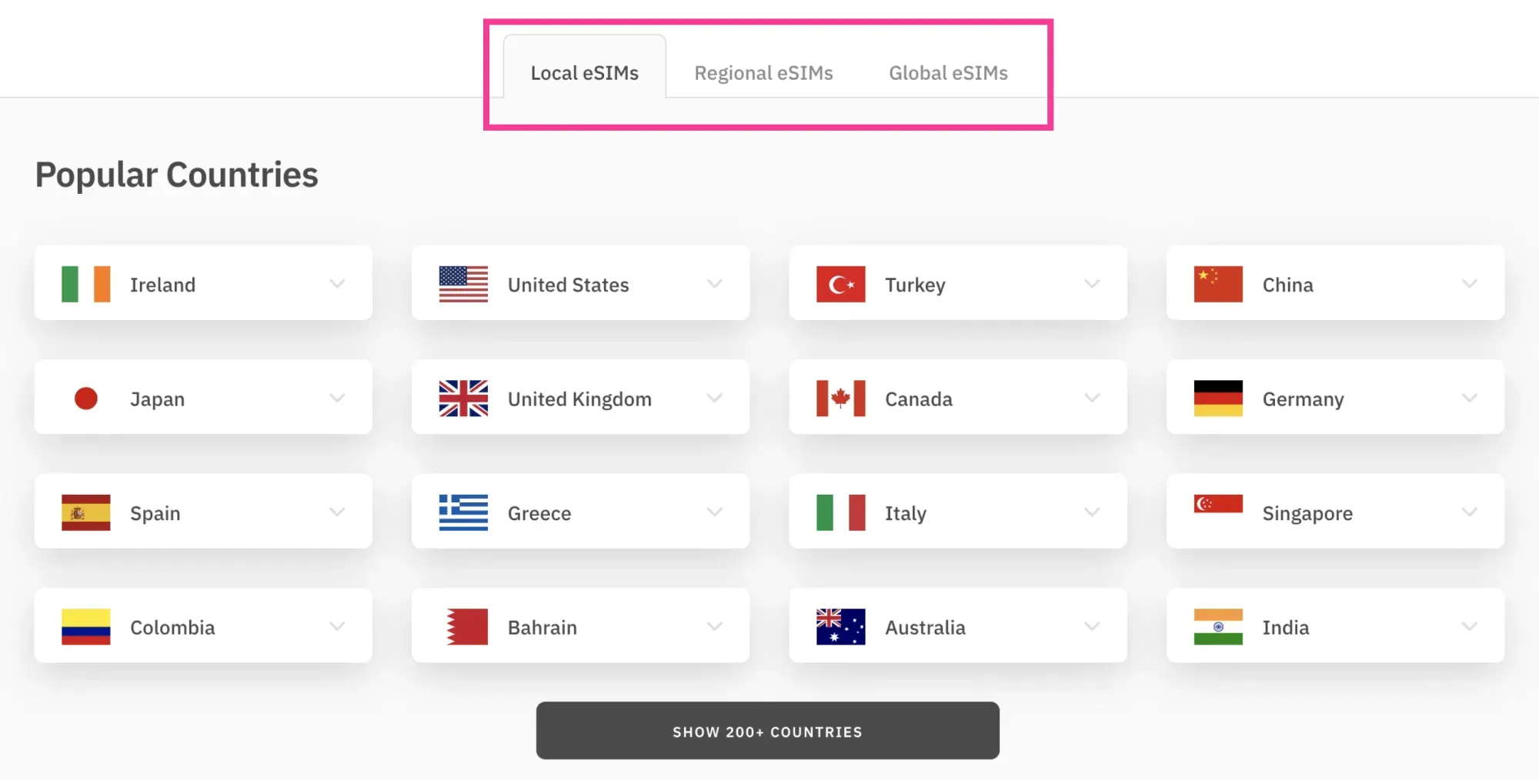 Airalo Local, Regional, and Global eSIMs