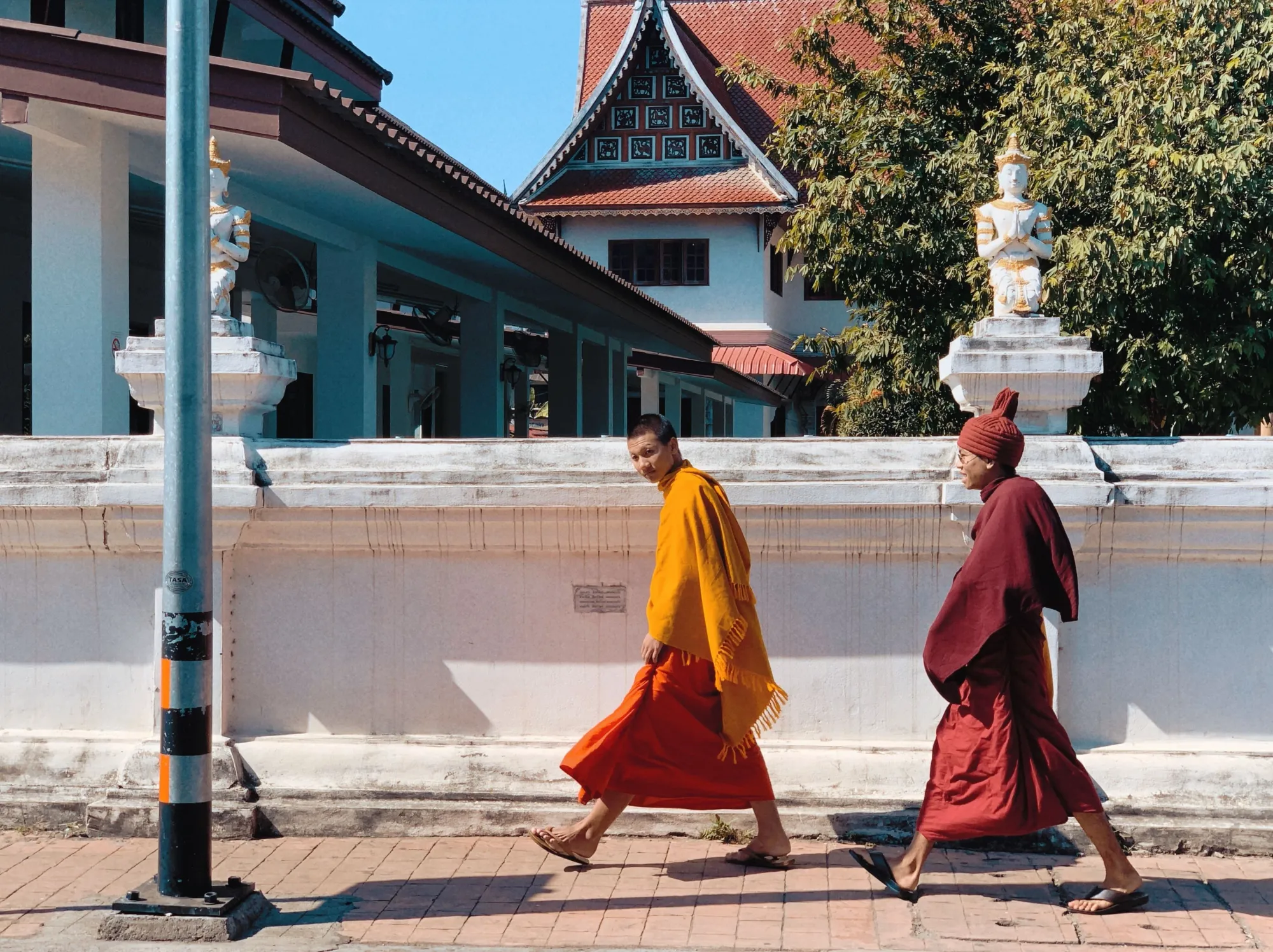 Buddhist monks in Chiang Mai, Thailand