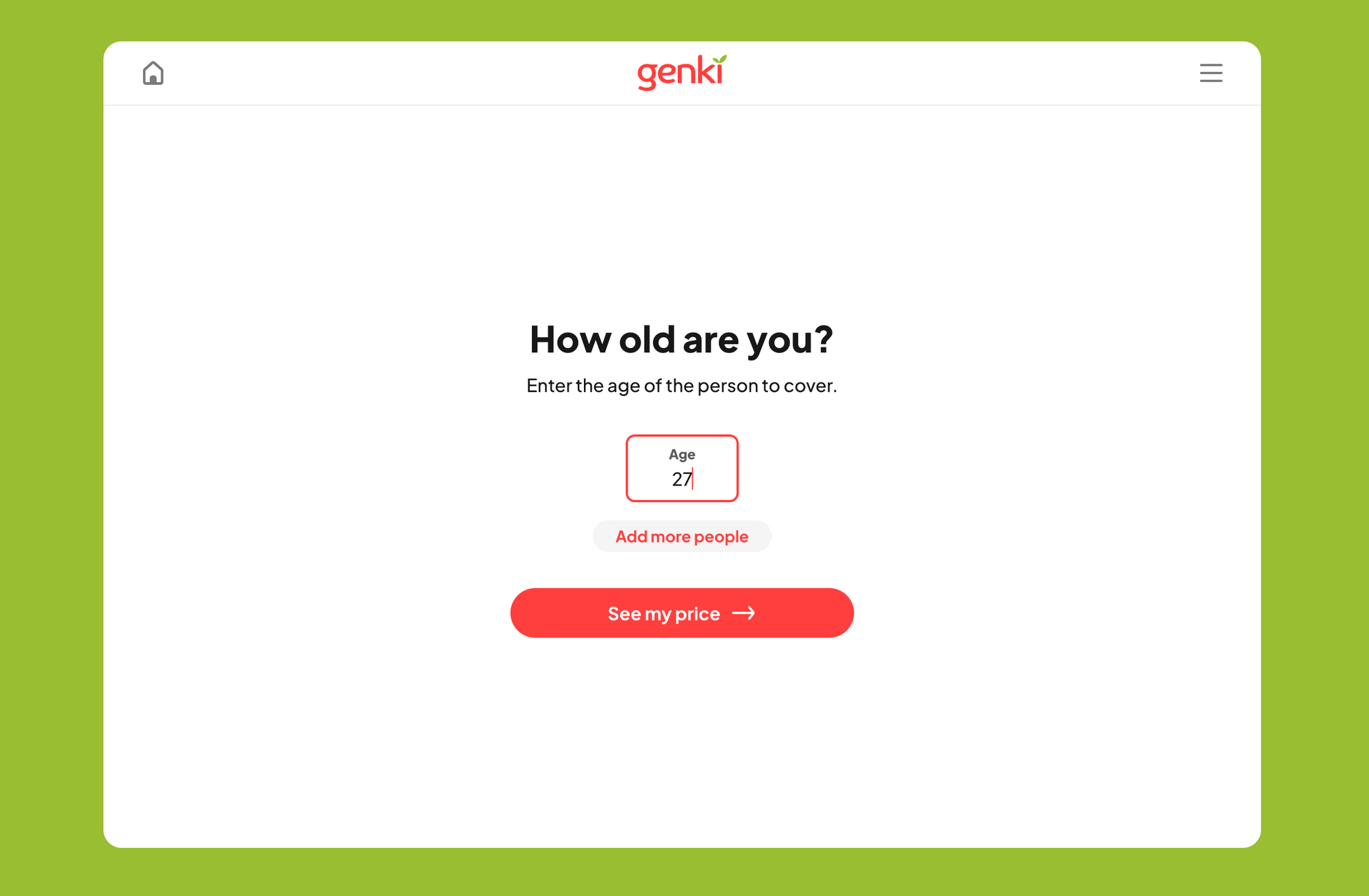 genki quote step 3: how old are you?