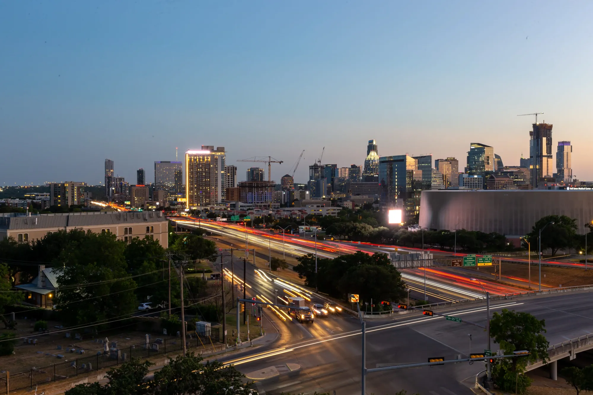 Austin, Texas, at night