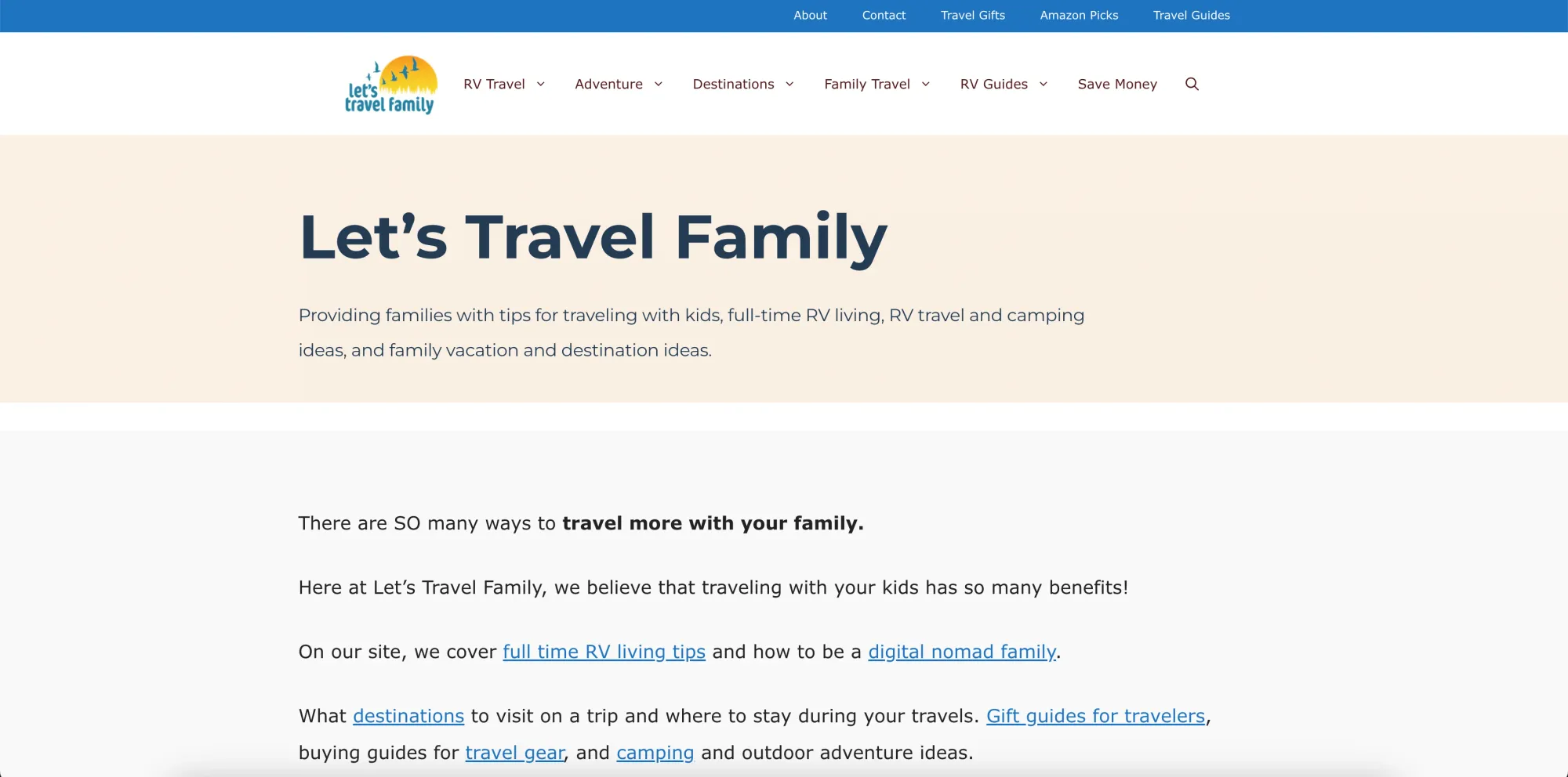 Let's Travel Family, a digital nomad family blog