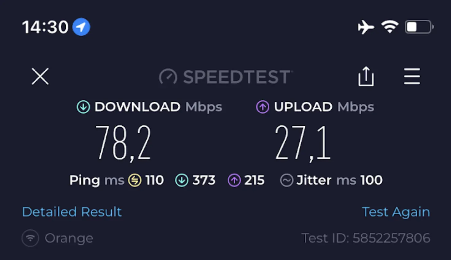 netgear m1 speed test results in Spain