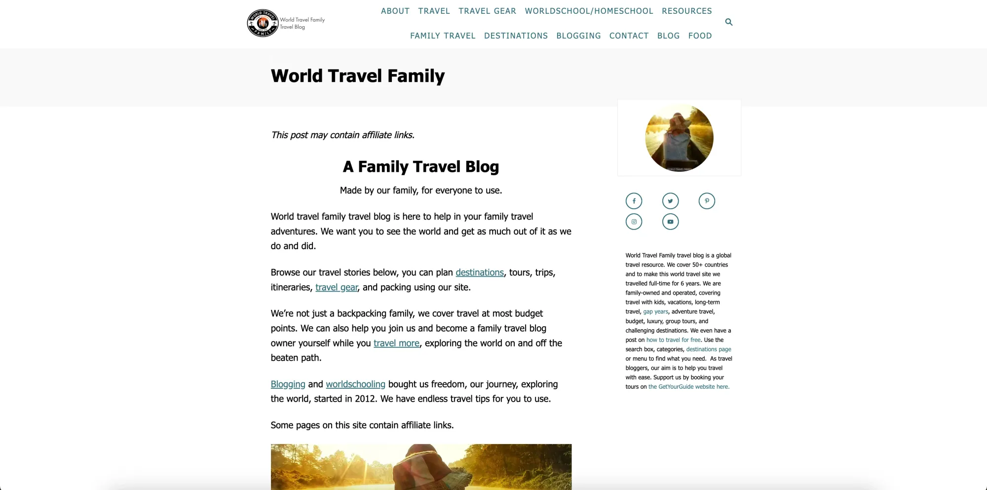 World Travel Family, a digital nomad family blog