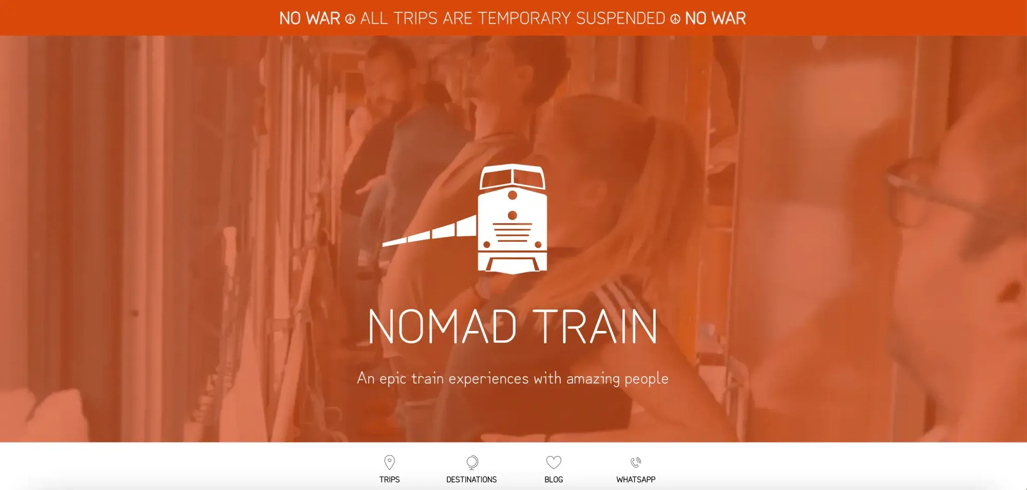 nomad train, a website for remote work travel programs