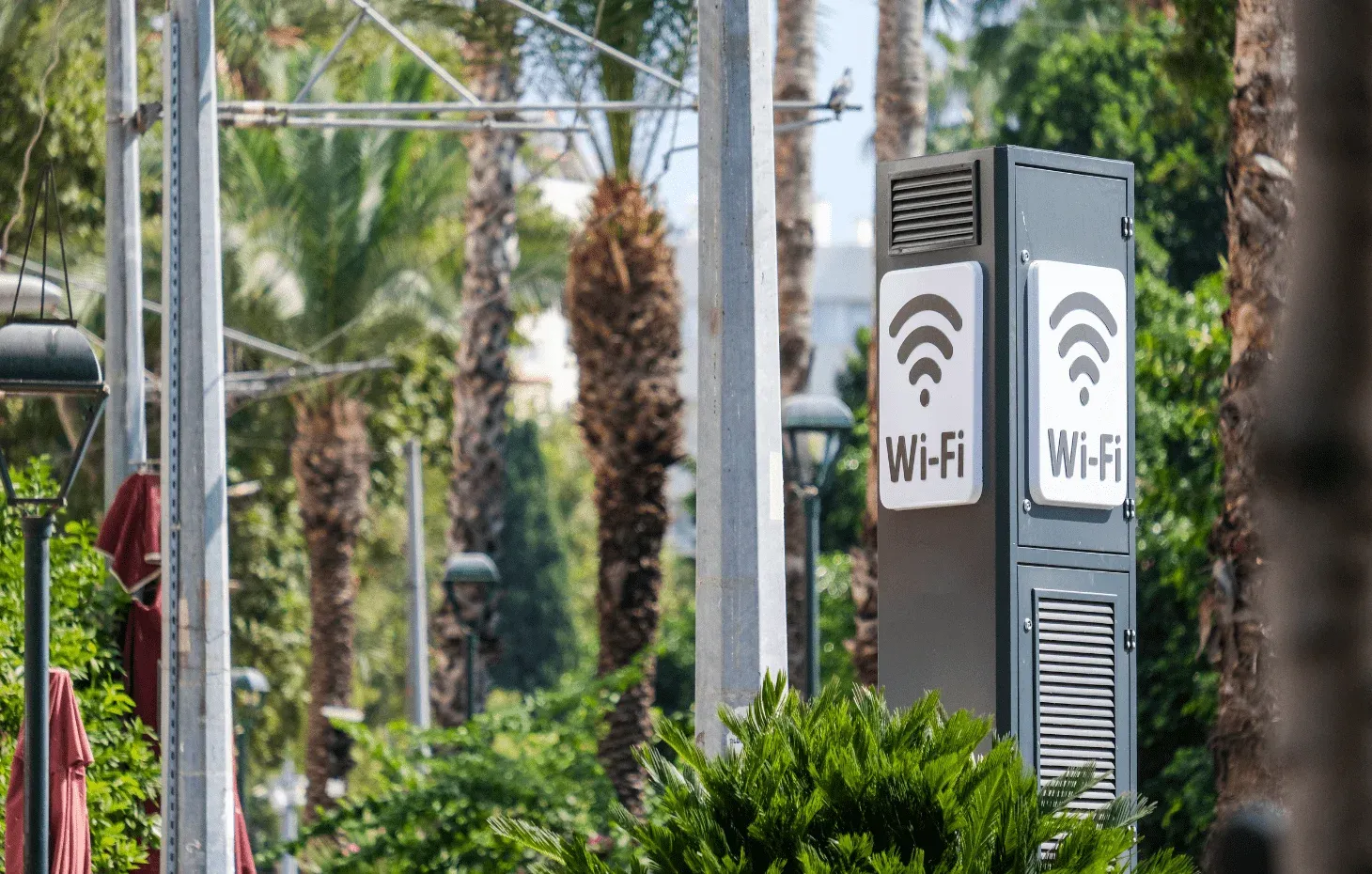 Public Wi-Fi sign