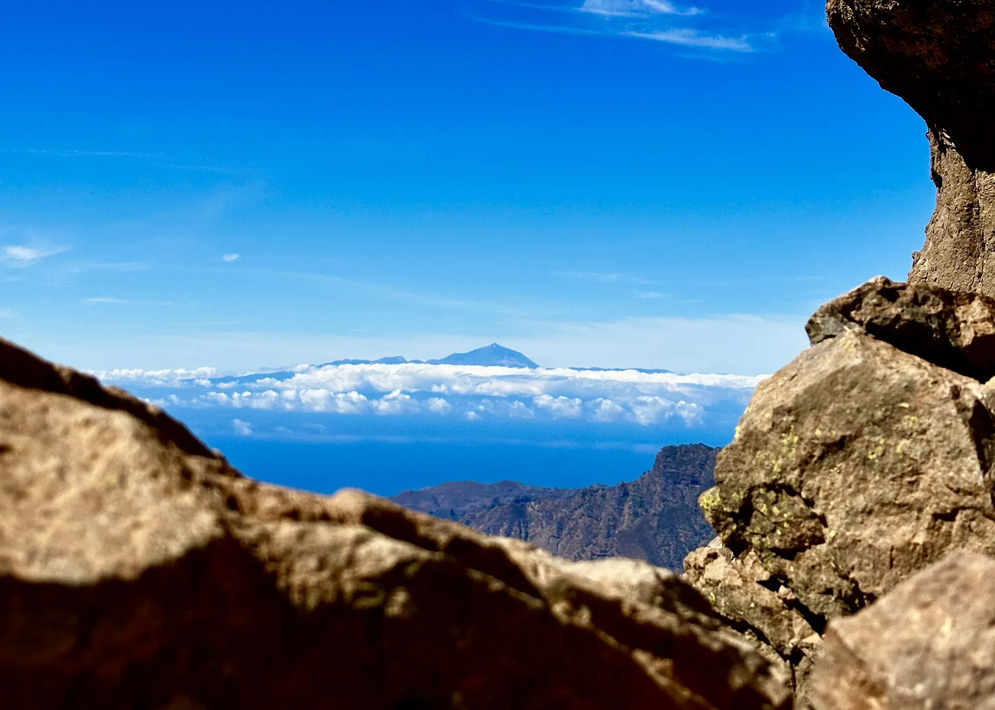 El Teide seen from Gran Canaria