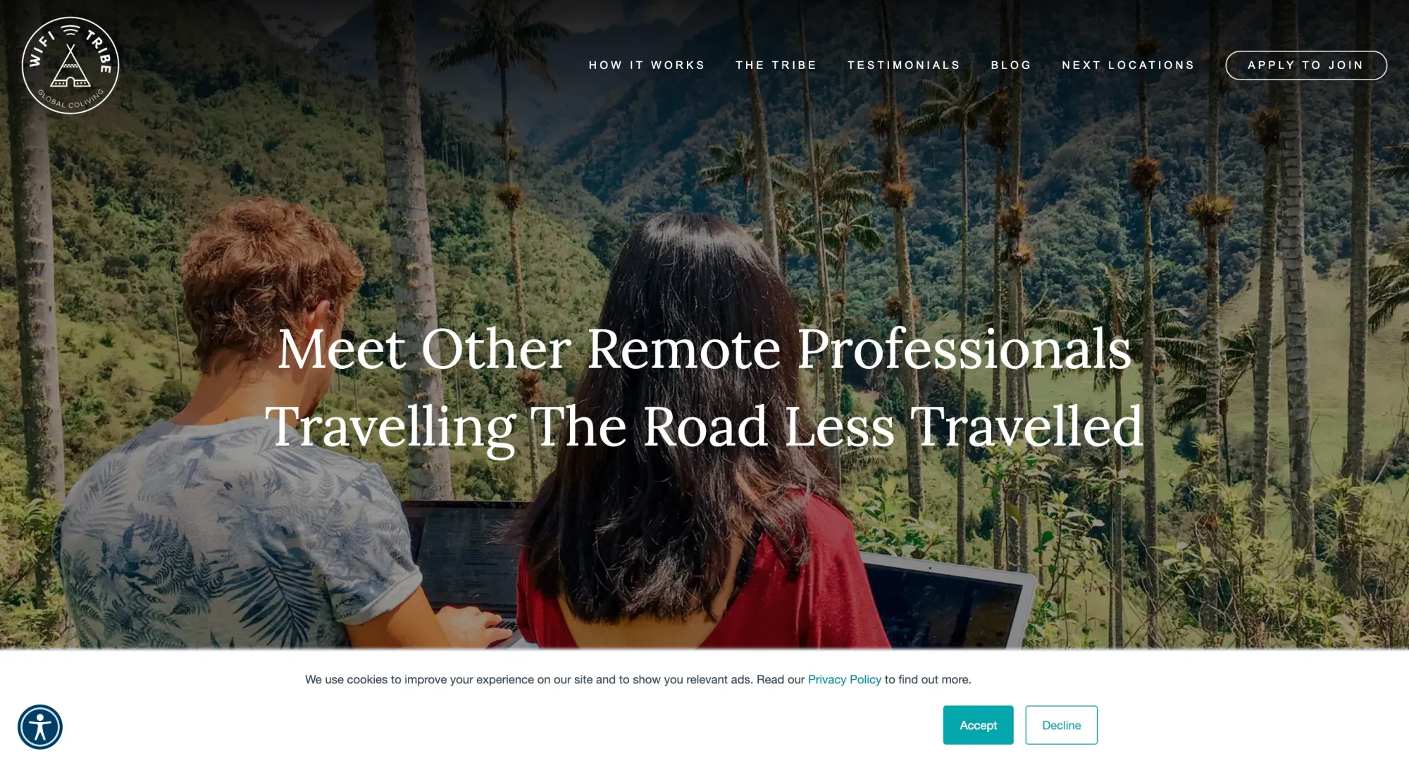 wifi tribe, a website for remote work travel programs