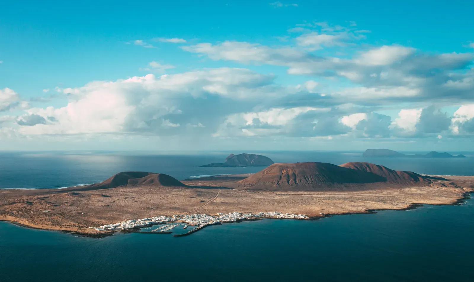Lanzarote Island seen from above