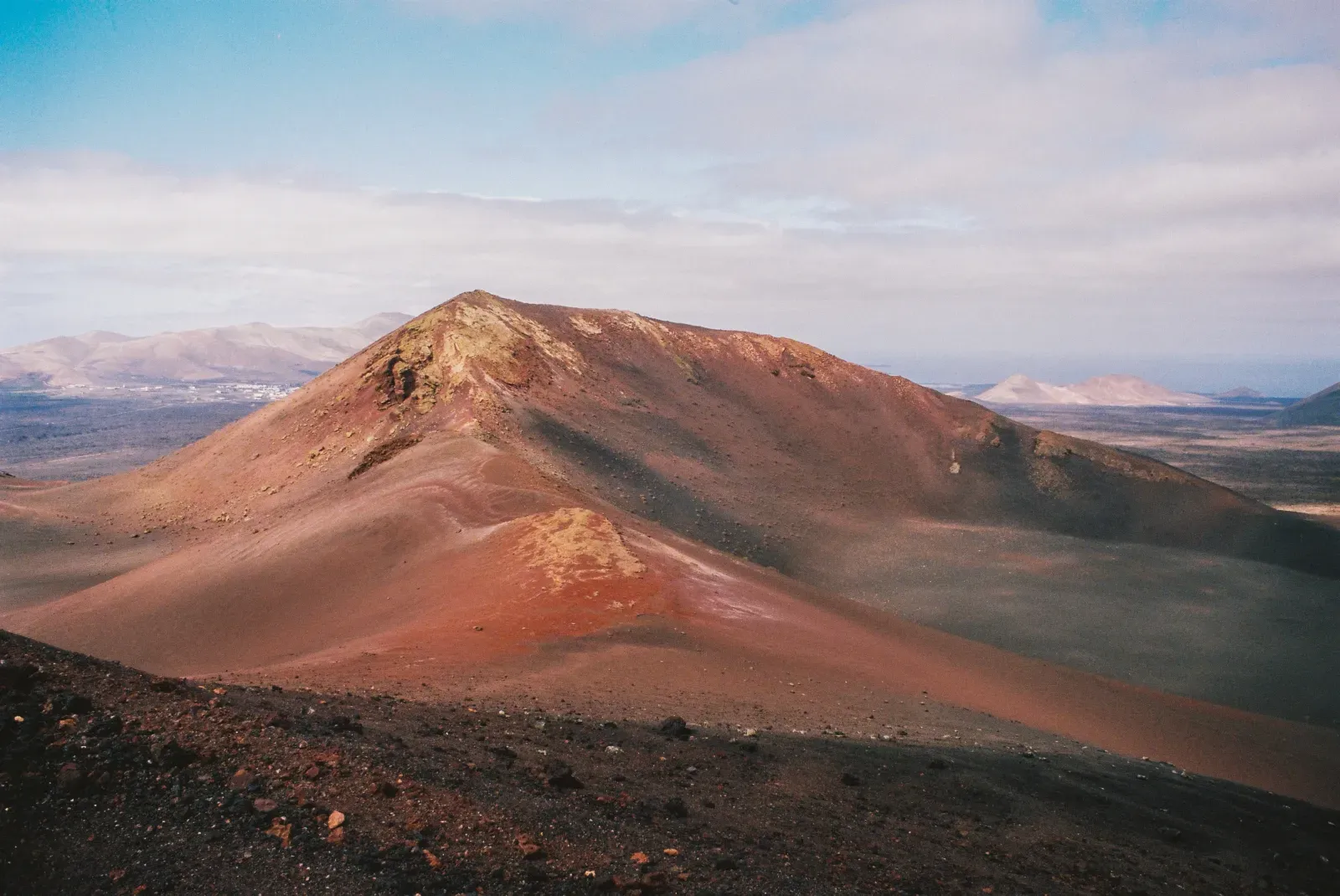 Volcanic mountain in Lanzarote, Canary Islands