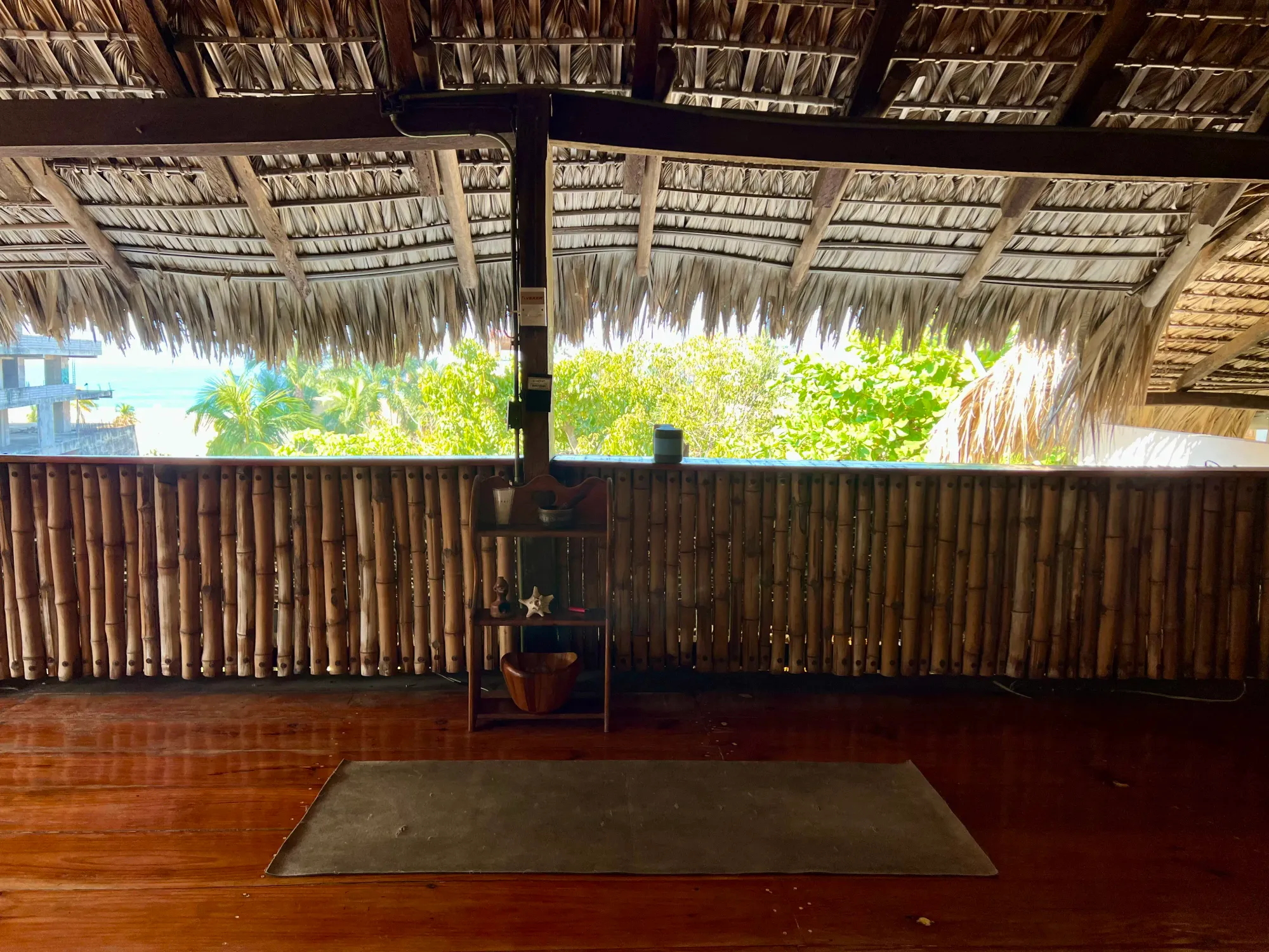 My yoga studio in Puerto Escondido, Mexico