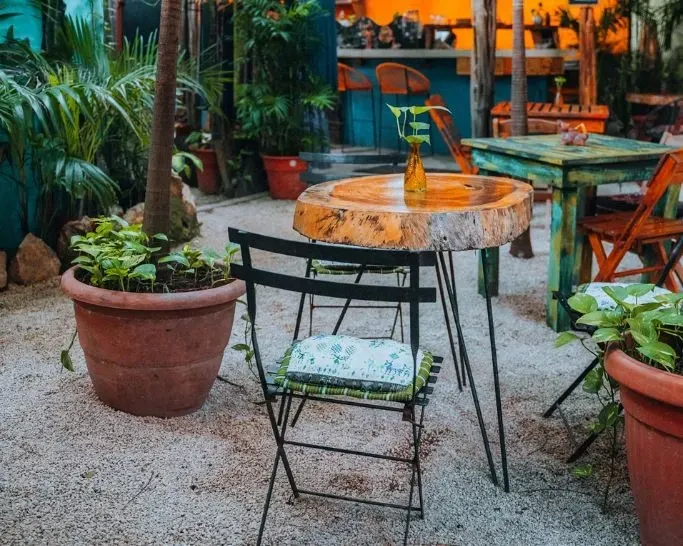 Cafe in Tulum, Mexico