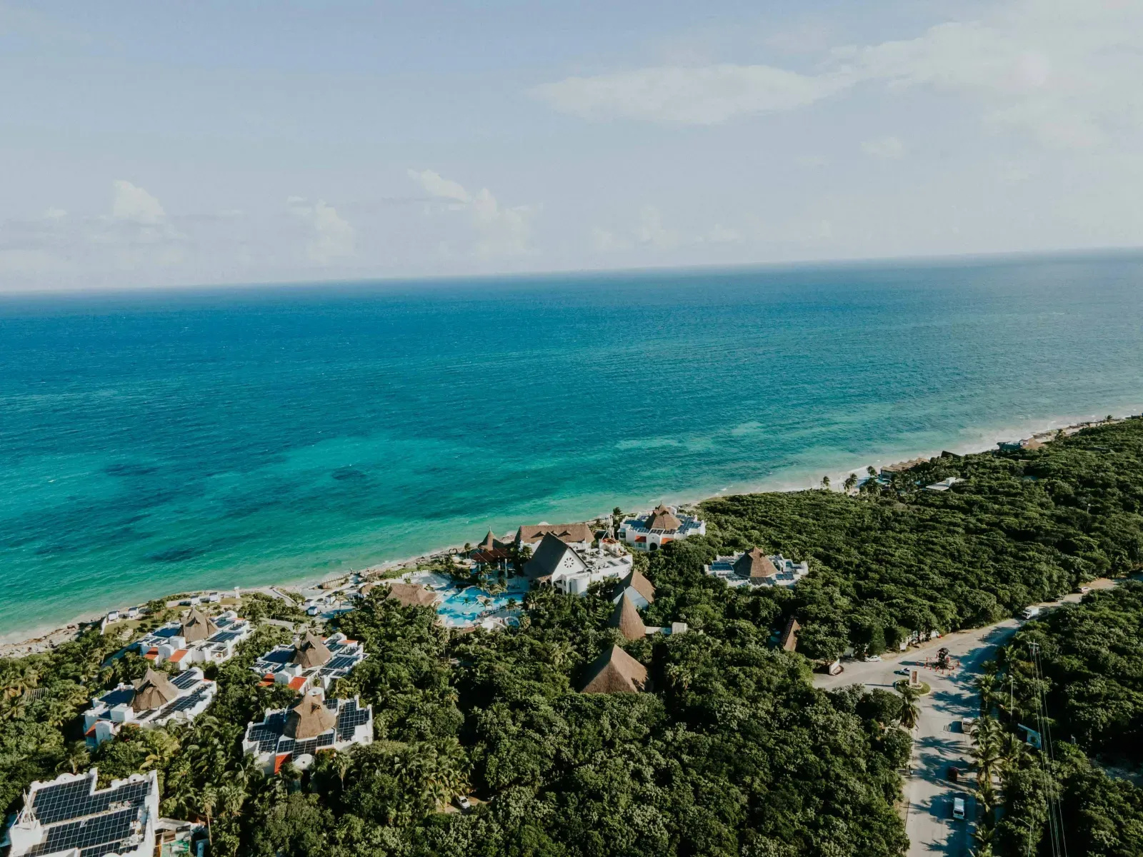 Tulum seen from above