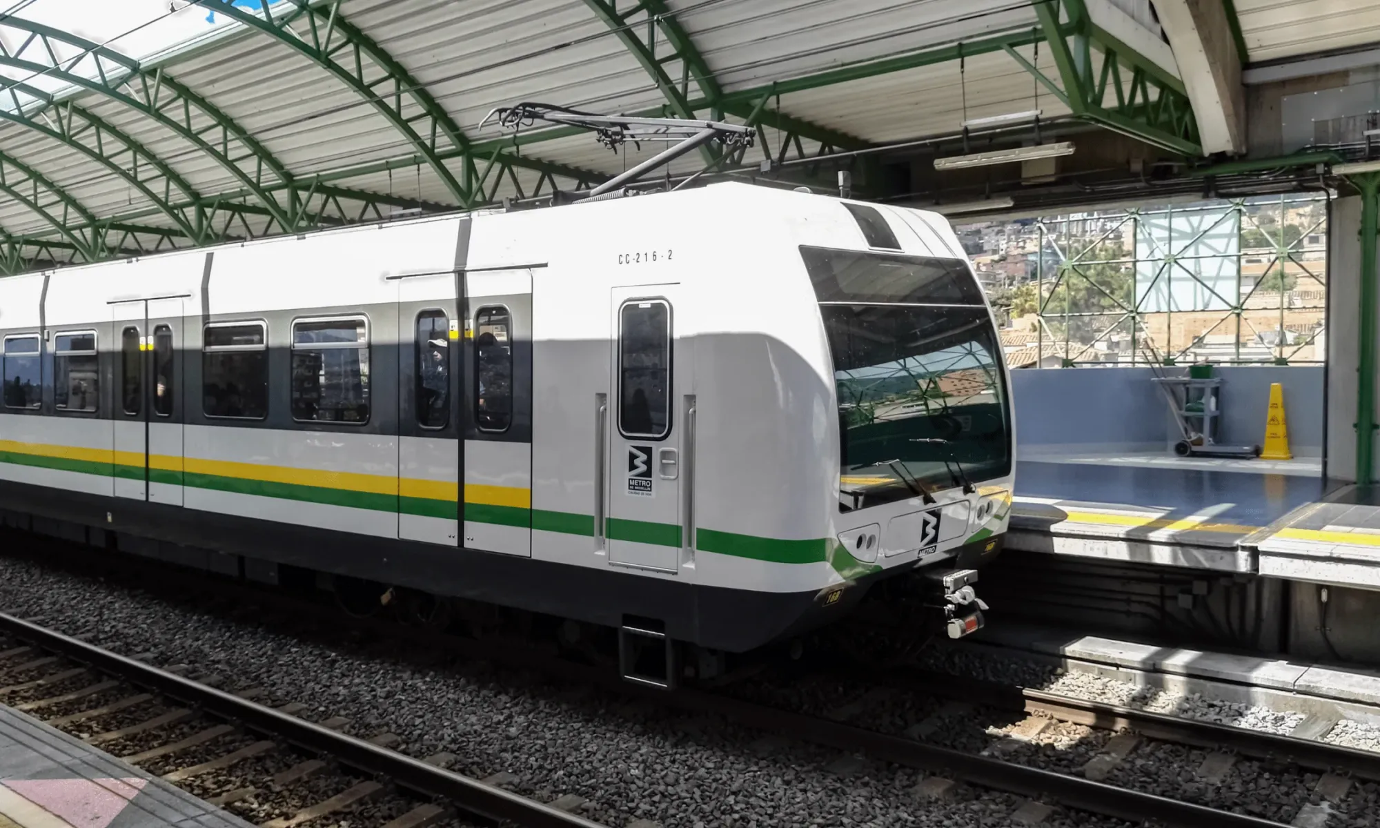 Medellin metro train