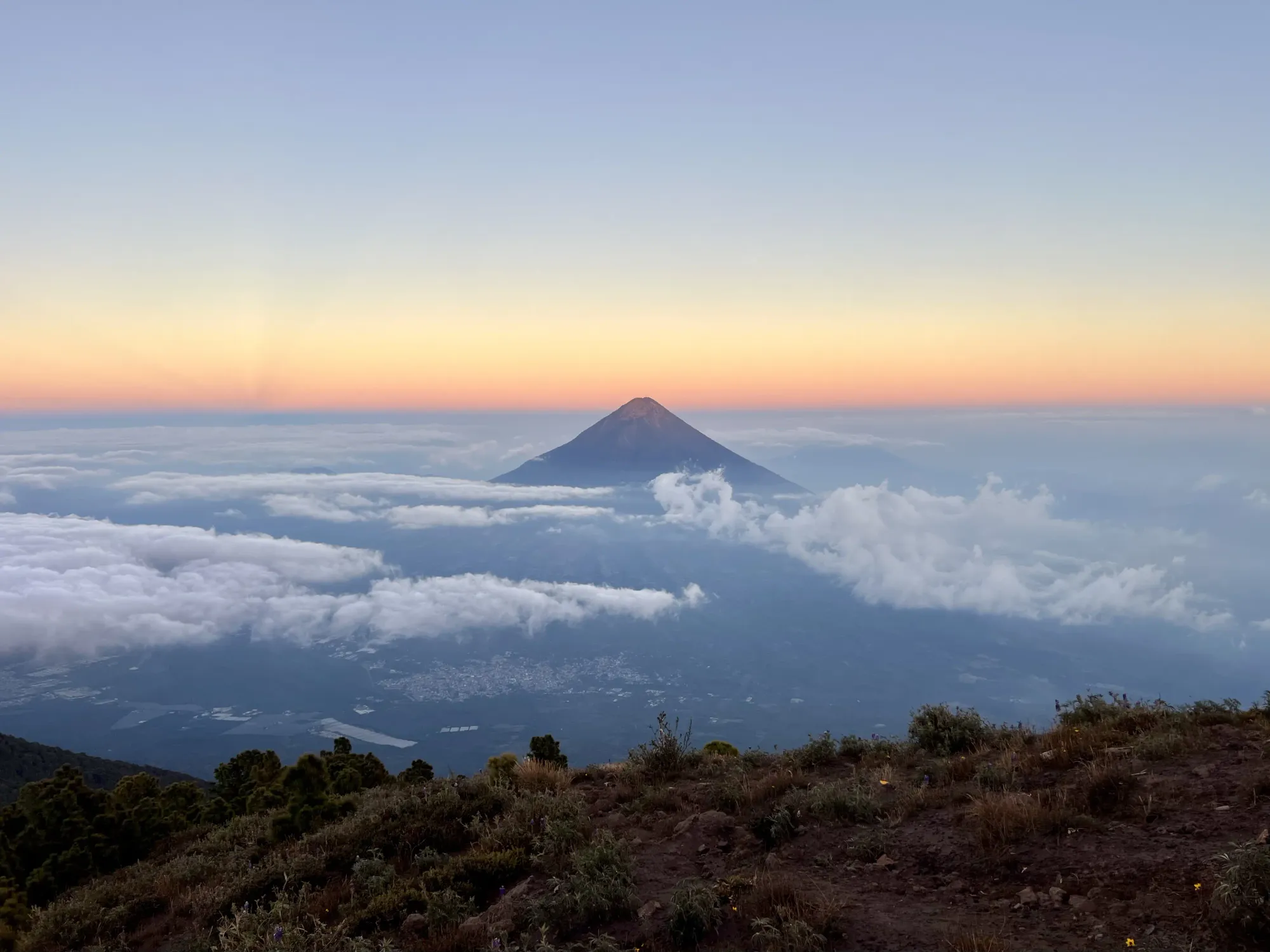 acatenango, guatemala volcano