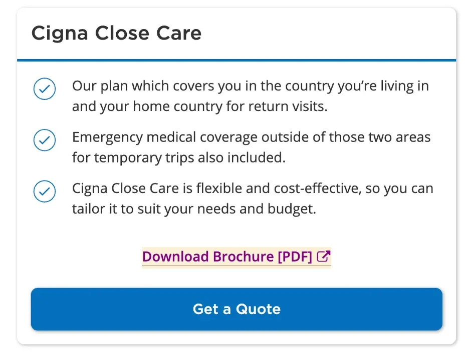 Cigna Close Care