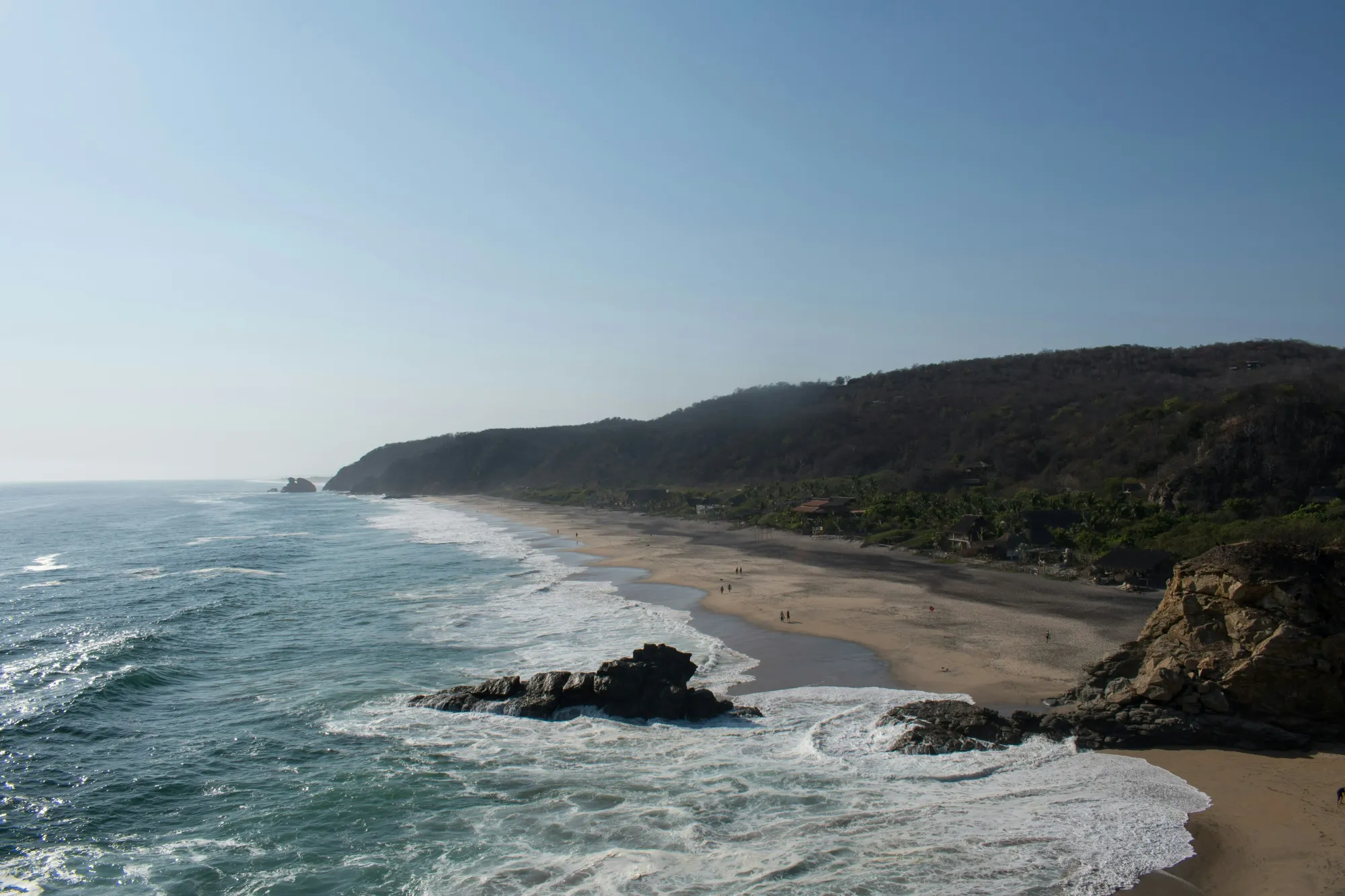 Coast of Mazunte in Mexico