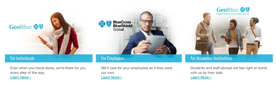 GeoBlue International Health Insurance plans for individuals, employers, and academic institutions