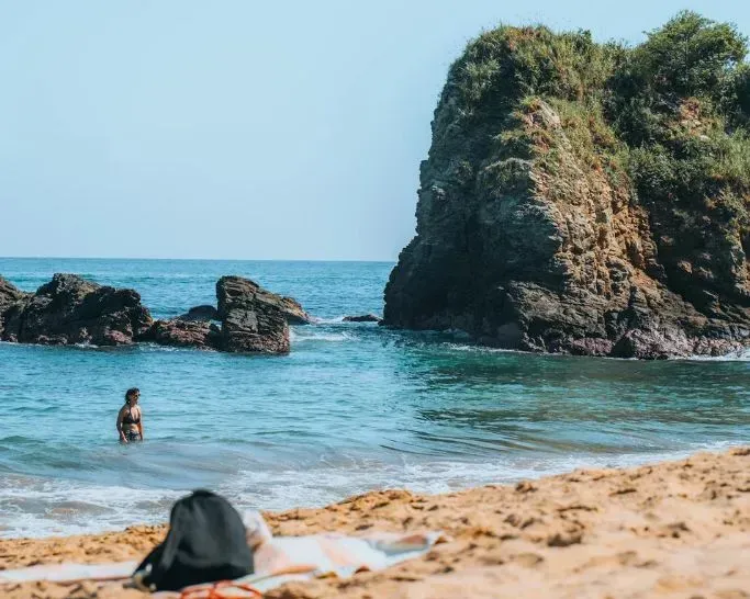 Main beach in Mazunte, Mexico