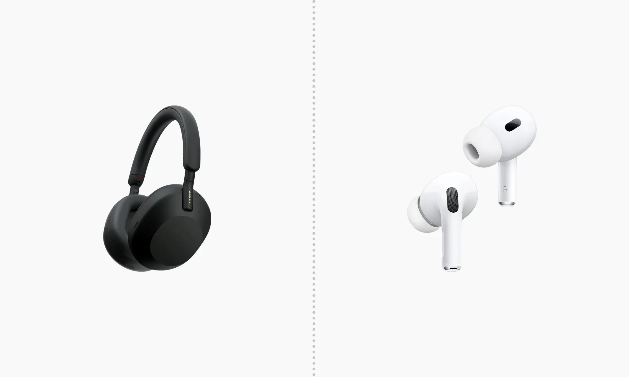 Sony WH-1000XM5 and AirPods Pro (2nd Generation)
