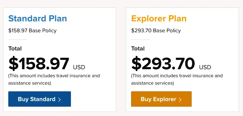 World Nomads Insurance Plan Pricing