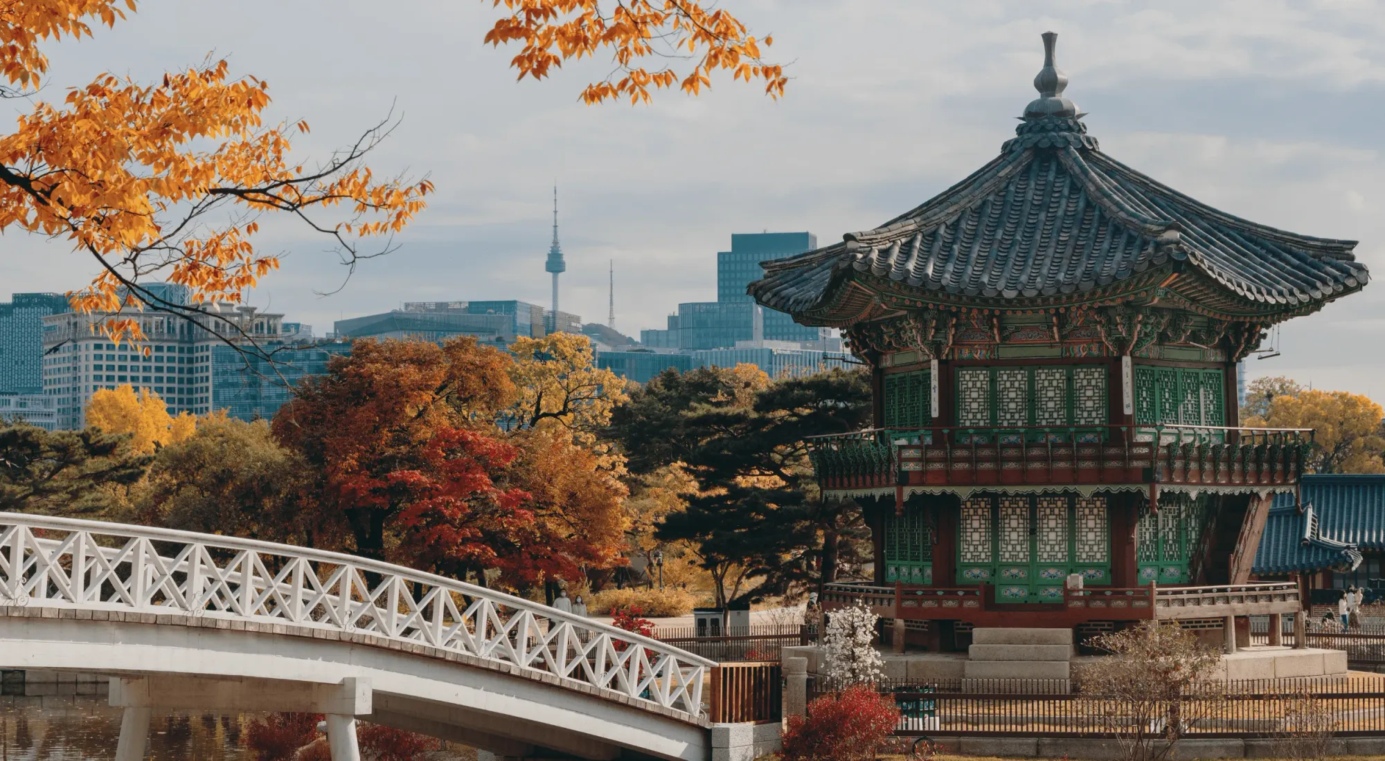 South Korean pagoda in Seoul