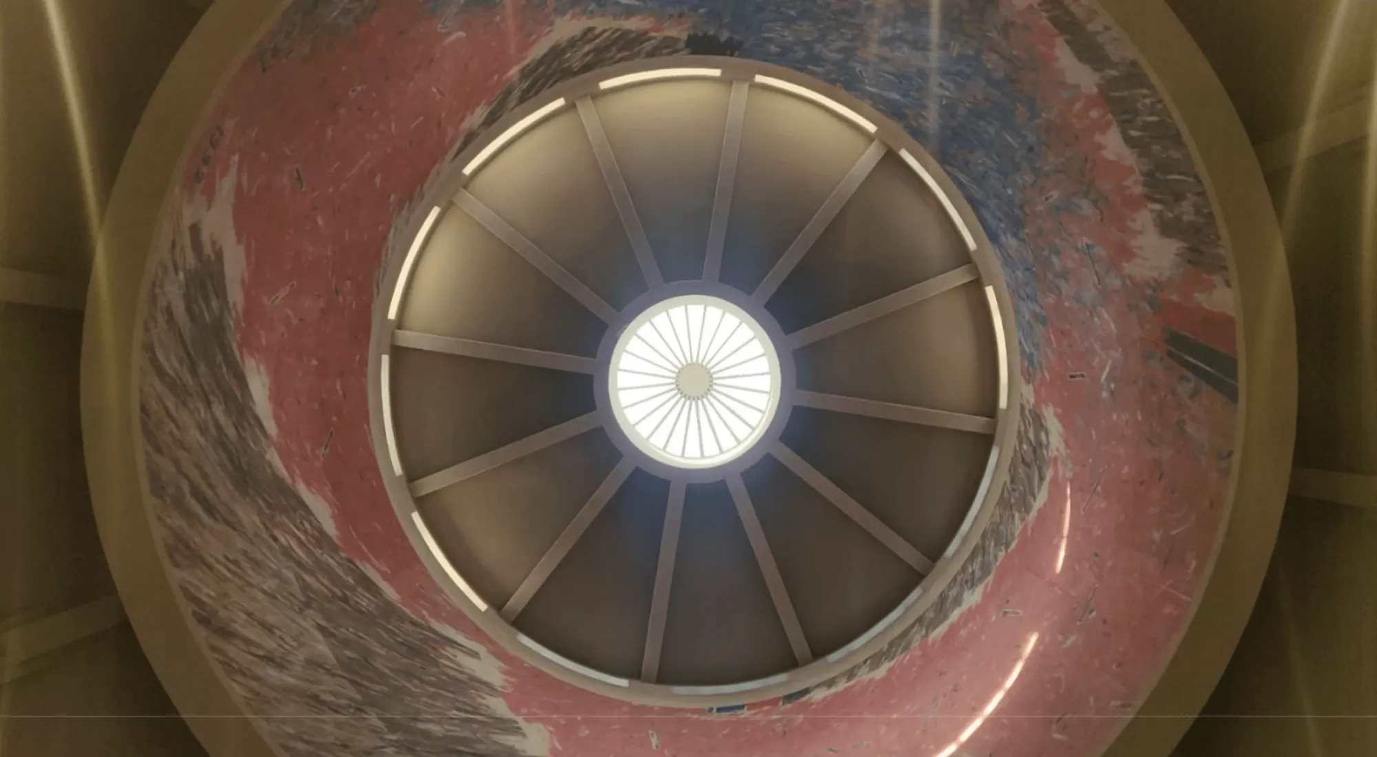 War Museum main hall ceiling