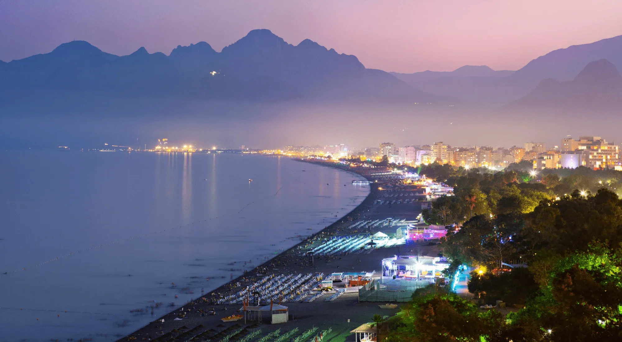 Antalya at night