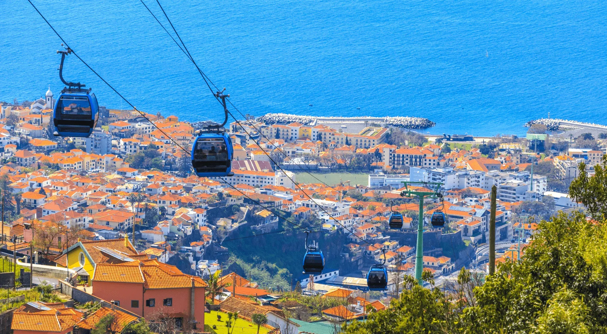 Cable car in Madeira