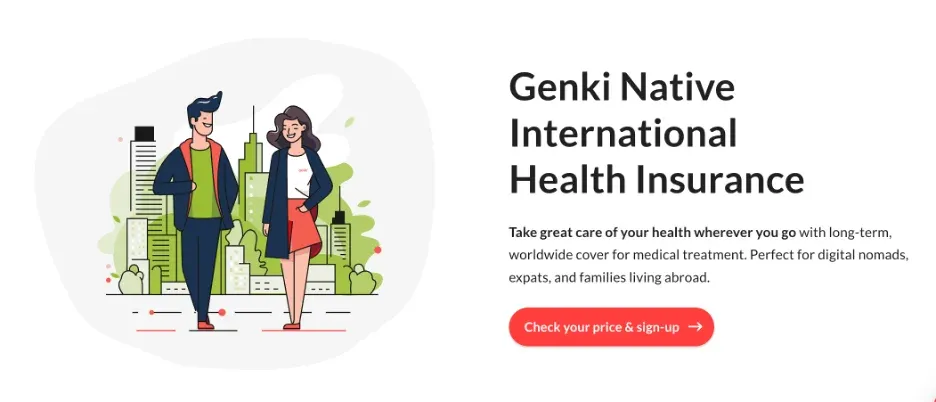 Genki Native Health Insurance for Digital Nomads and travelers