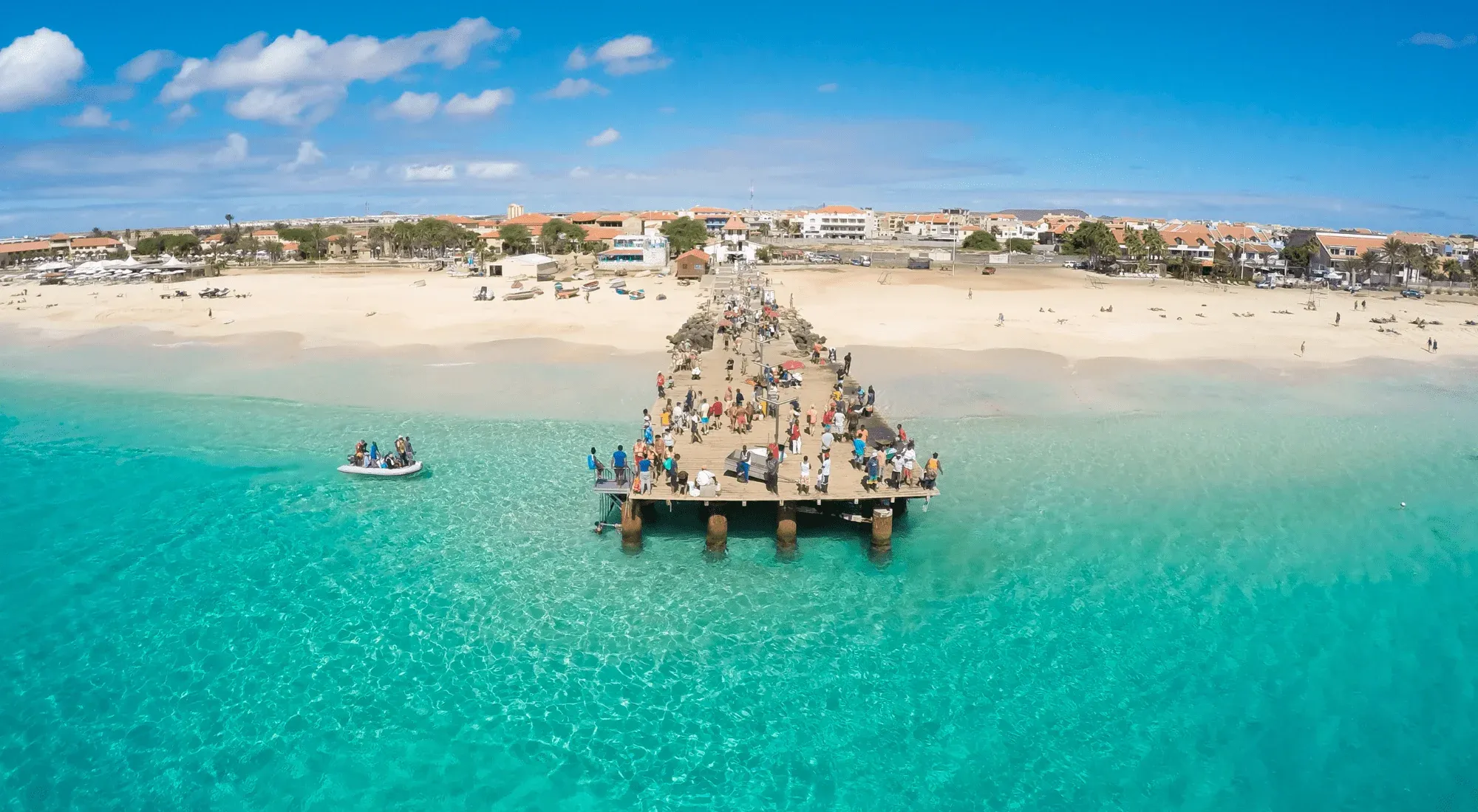 Main pier in Sal, Cape Verde