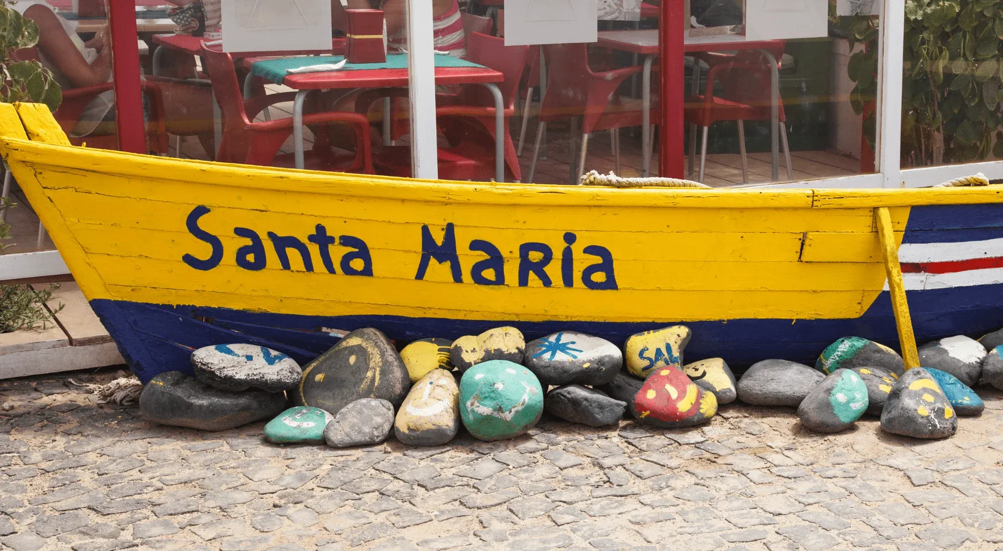 Santa Maria boat in Sal