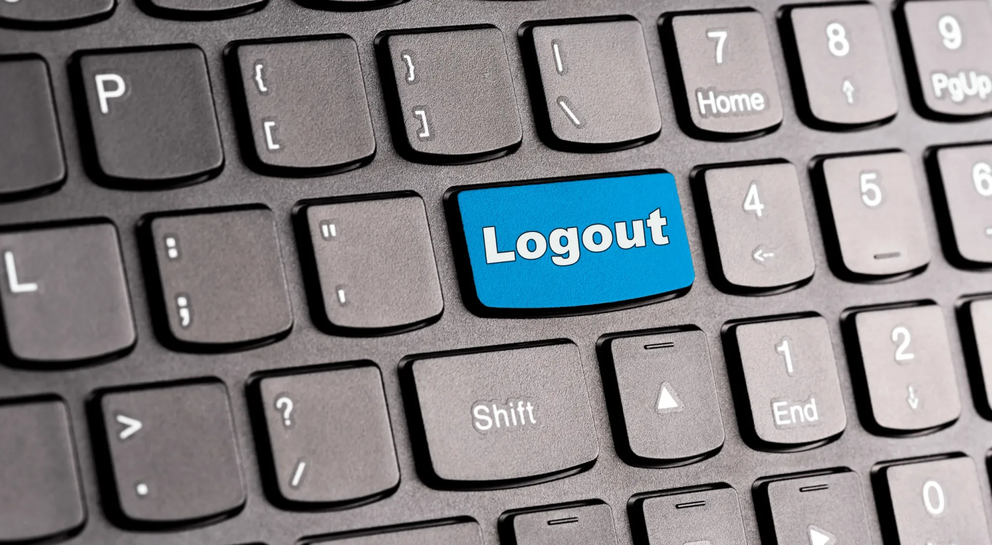 Logout sign